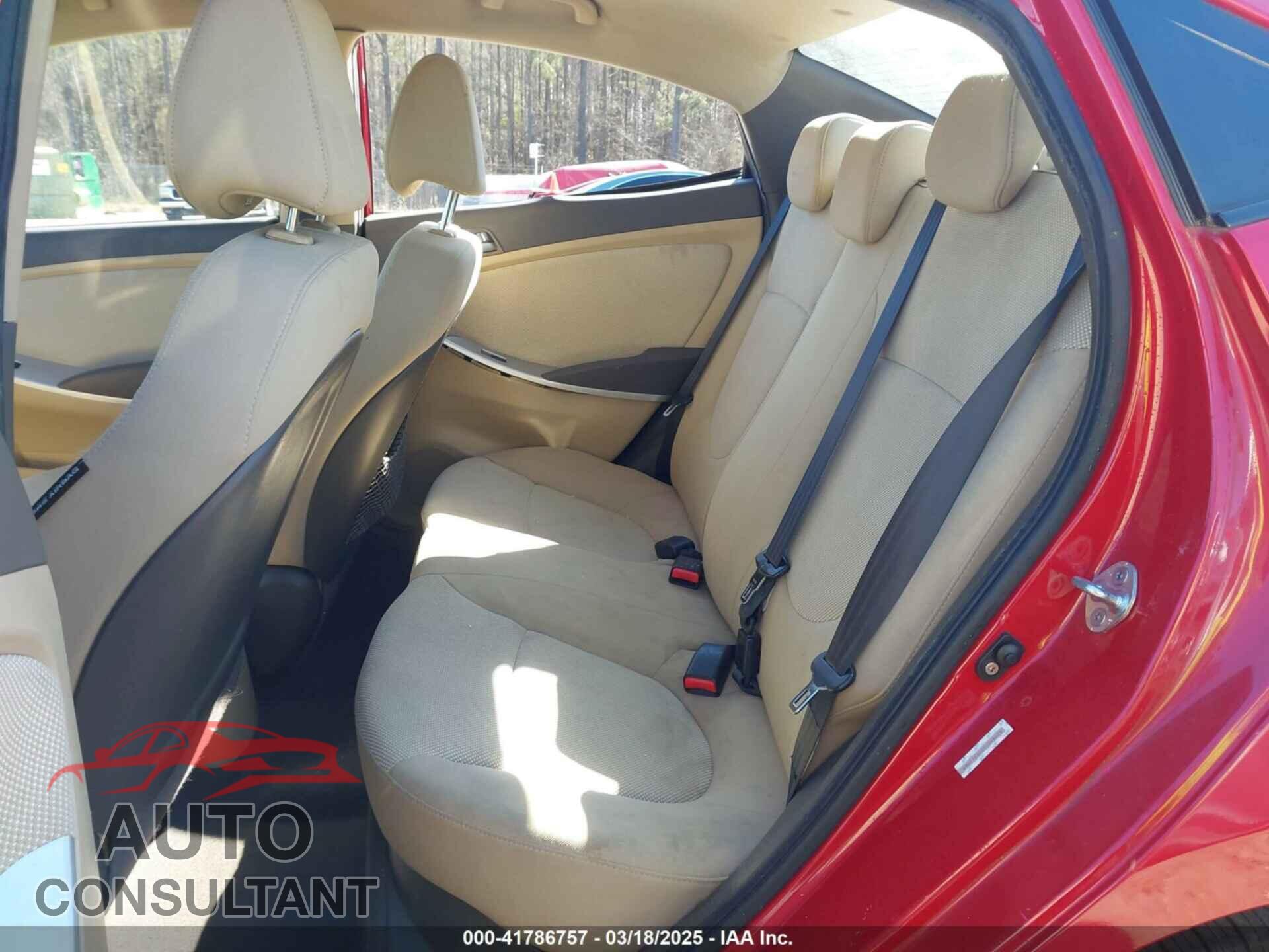 HYUNDAI ACCENT 2012 - KMHCT4AE8CU248429