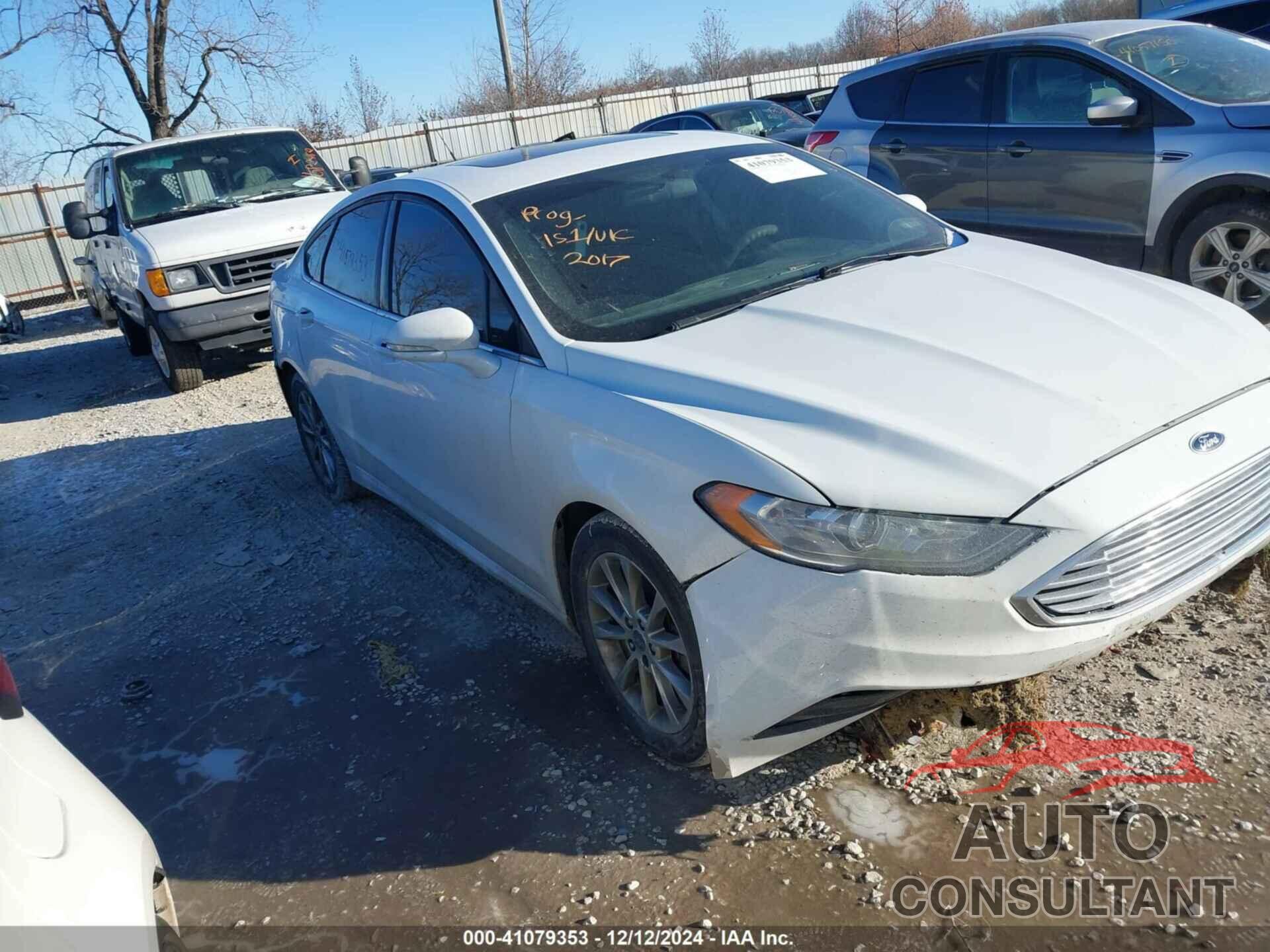 FORD FUSION 2017 - 3FA6P0H73HR412731