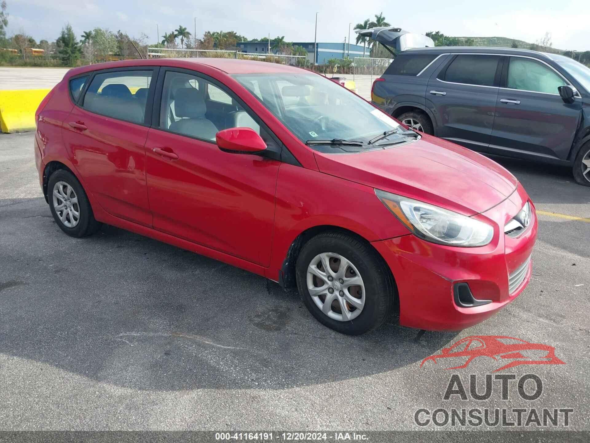 HYUNDAI ACCENT 2013 - KMHCT5AEXDU103870