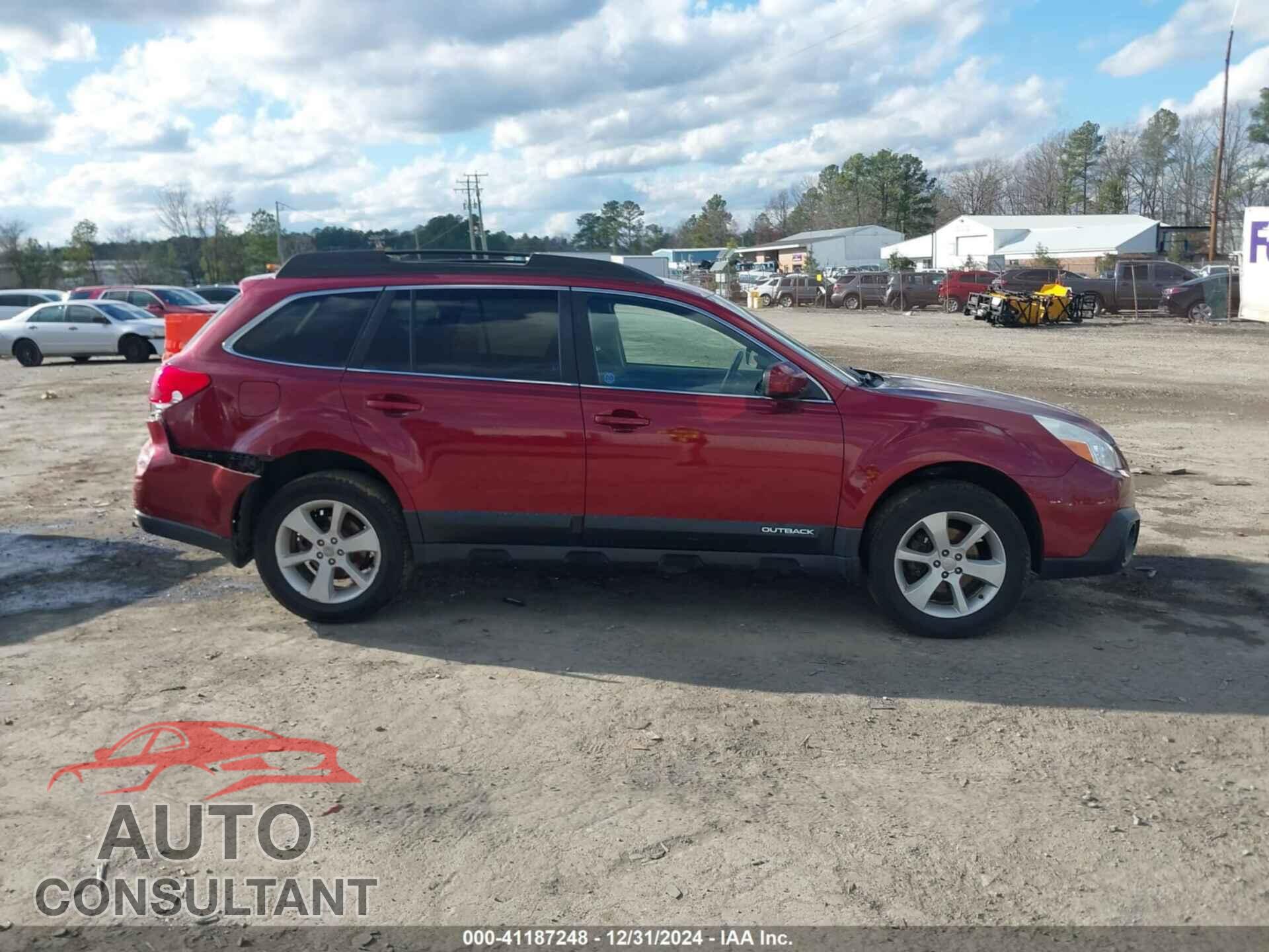 SUBARU OUTBACK 2013 - 4S4BRCCC3D3301562
