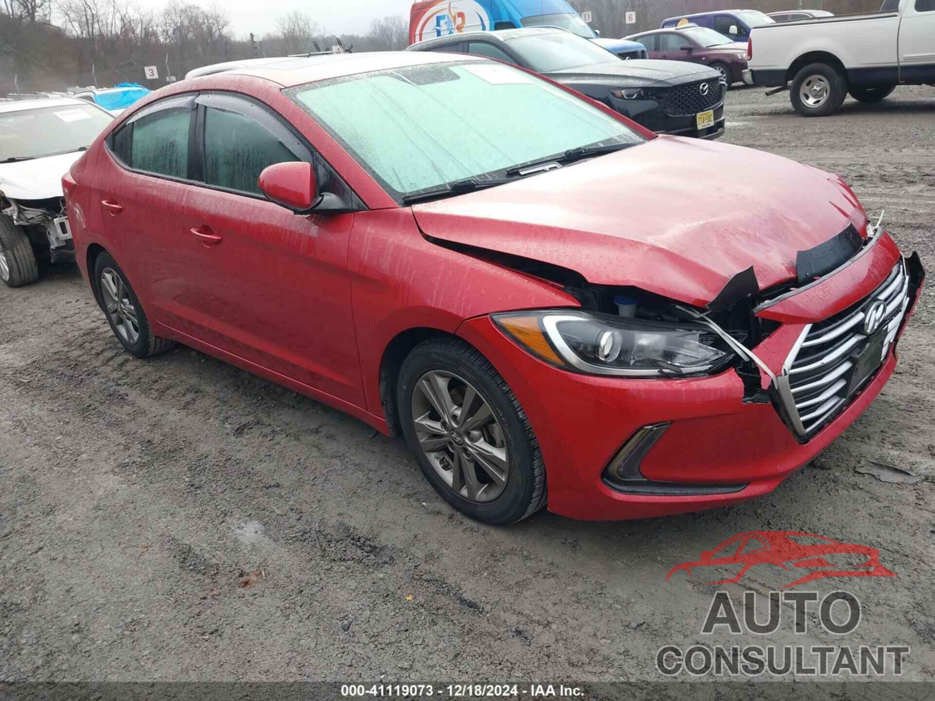 HYUNDAI ELANTRA 2018 - 5NPD84LF6JH400408