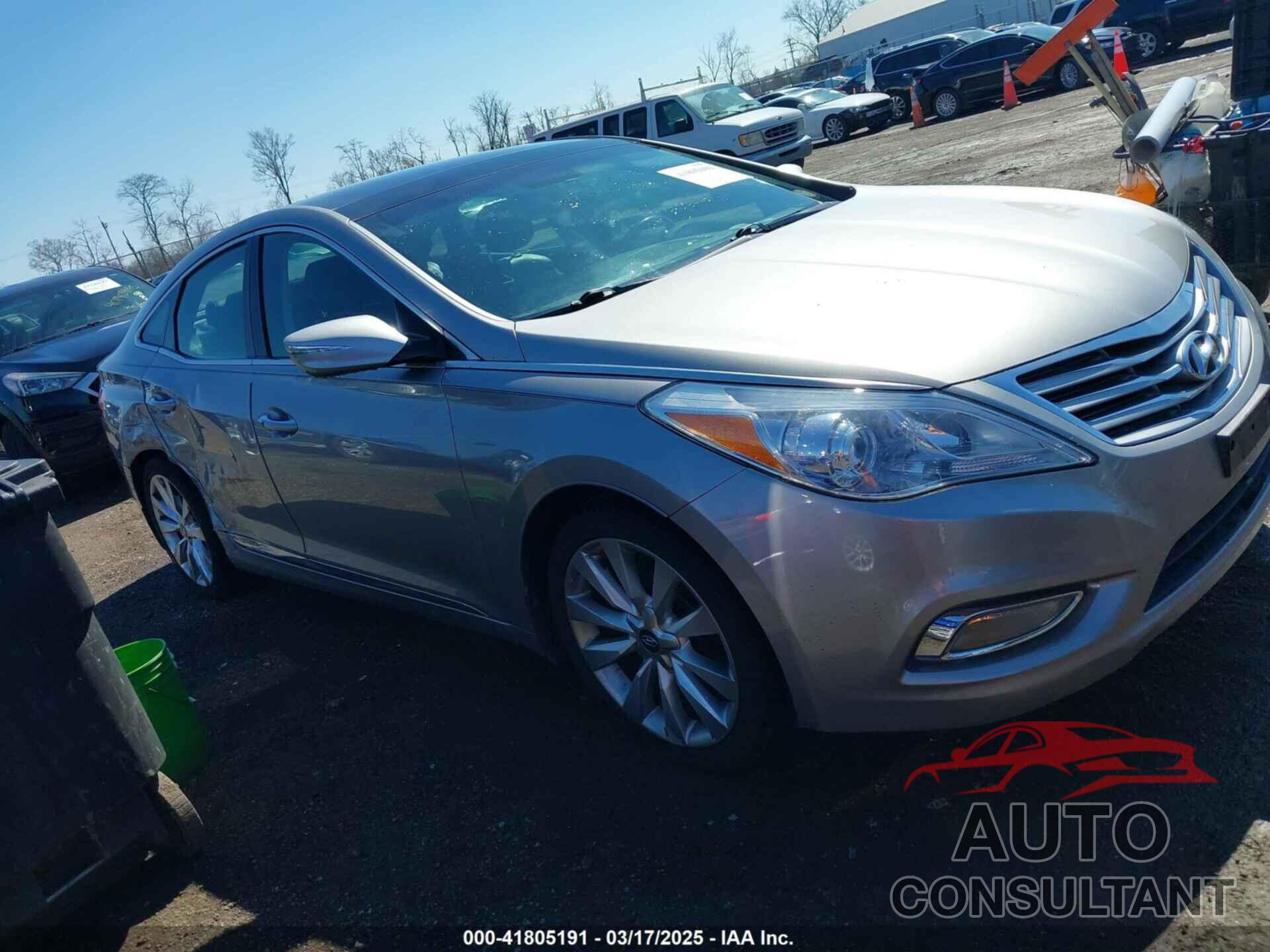HYUNDAI AZERA 2013 - KMHFH4JG3DA220430