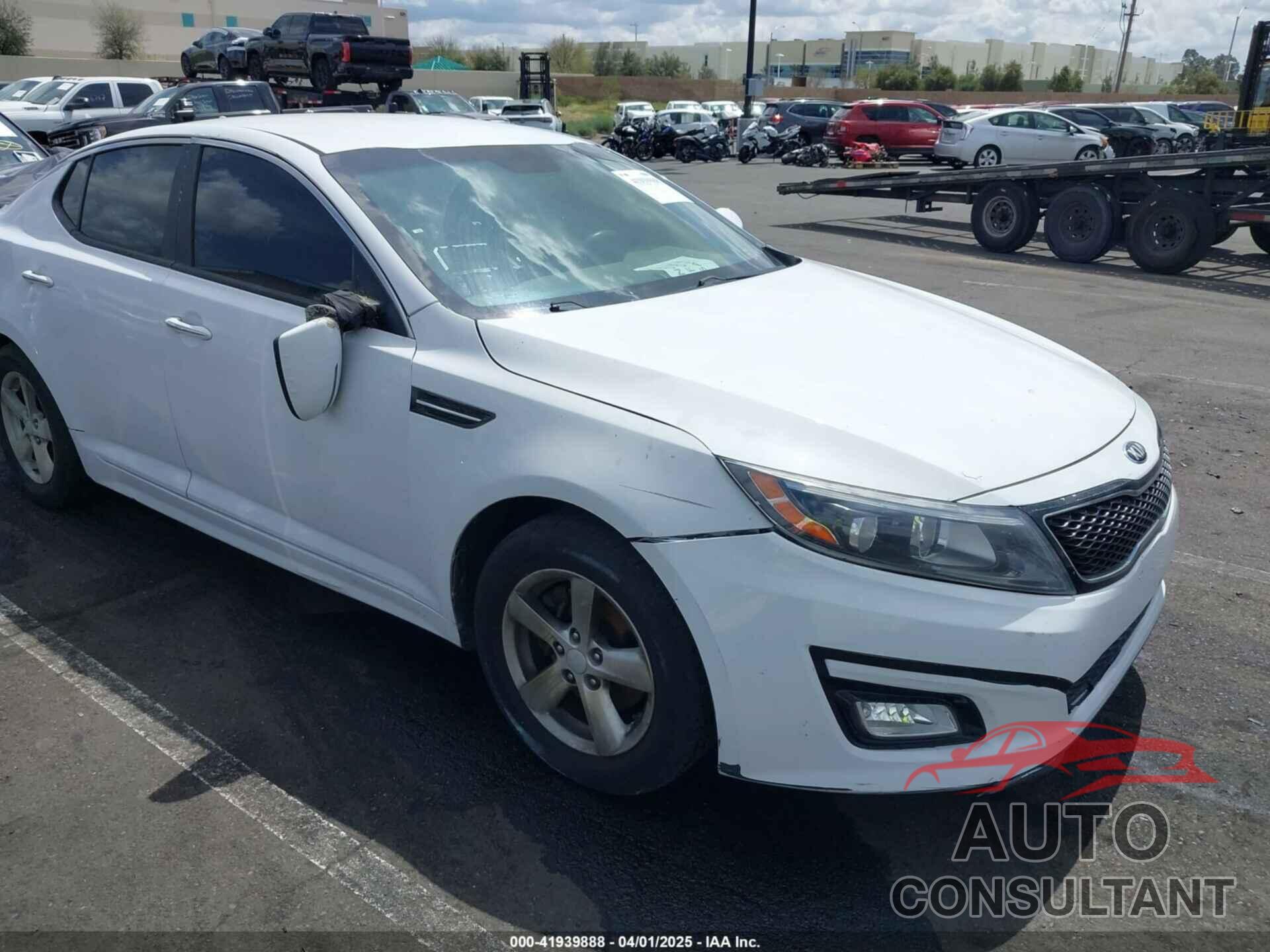 KIA OPTIMA 2015 - KNAGM4A70F5544142
