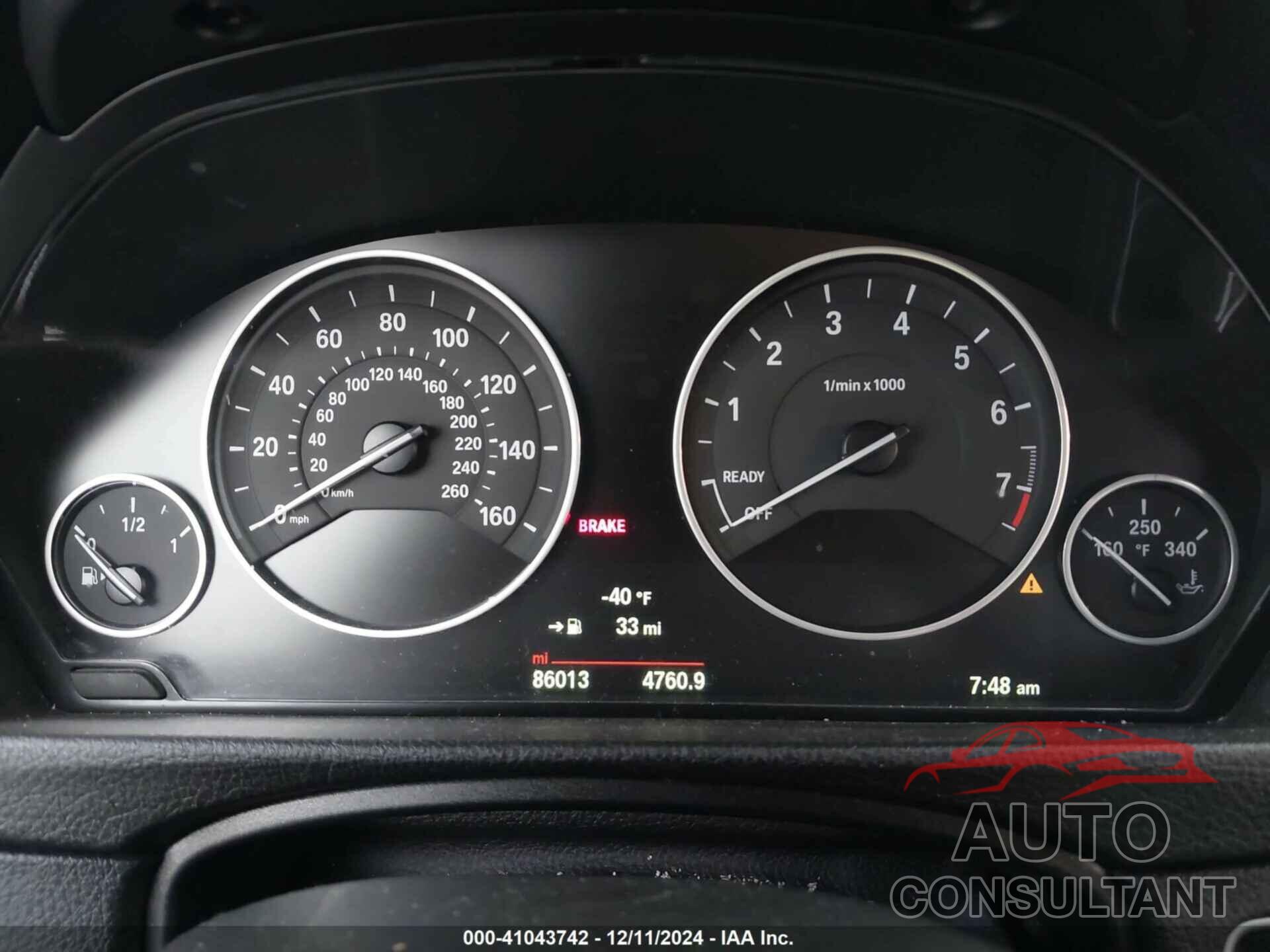 BMW 328I 2015 - WBA3C1C51FK122314