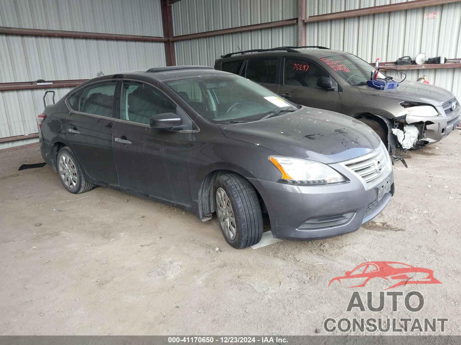 NISSAN SENTRA 2013 - 3N1AB7AP3DL737143