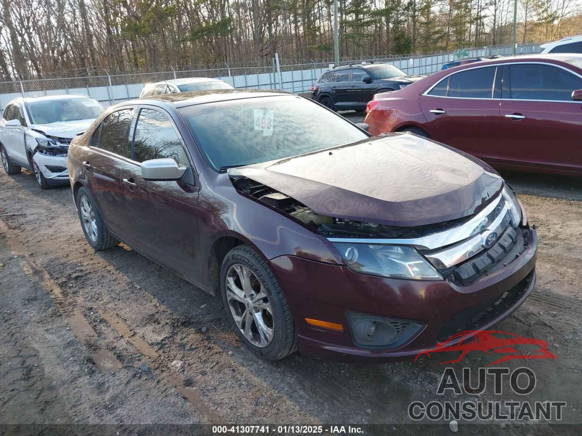 FORD FUSION 2012 - 3FAHP0HA6CR353042