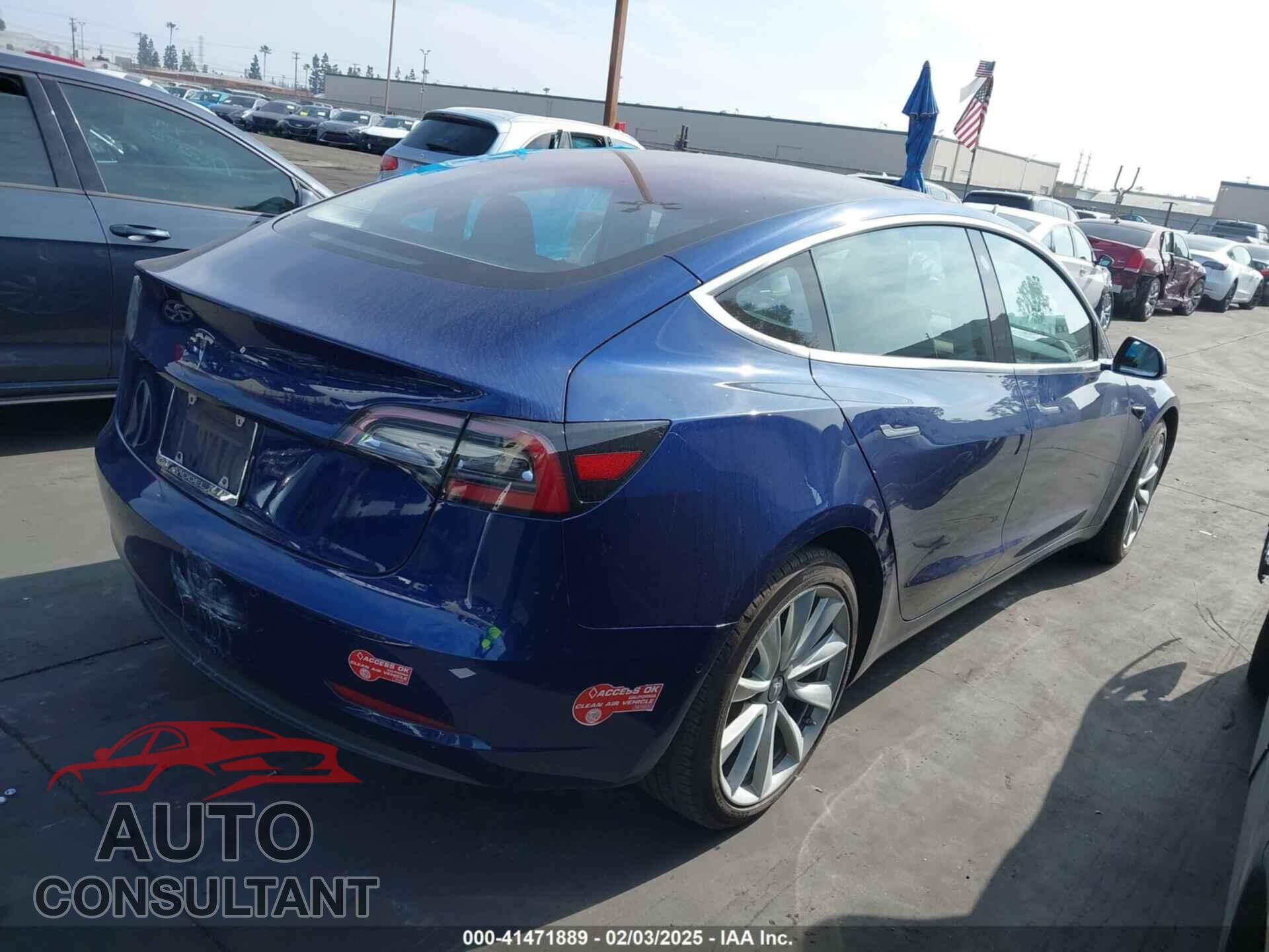 TESLA MODEL 3 2018 - 5YJ3E1EA0JF033413