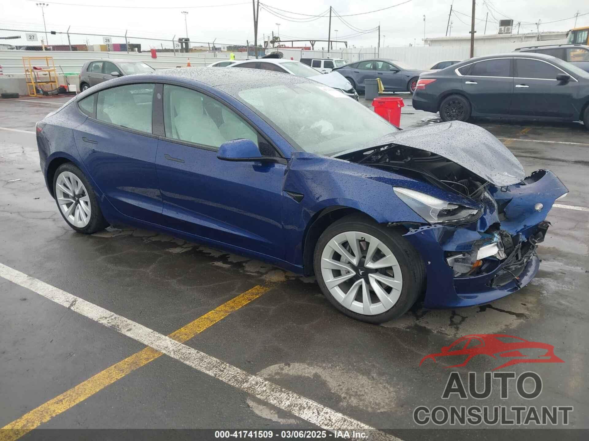 TESLA MODEL 3 2022 - 5YJ3E1EB1NF127993