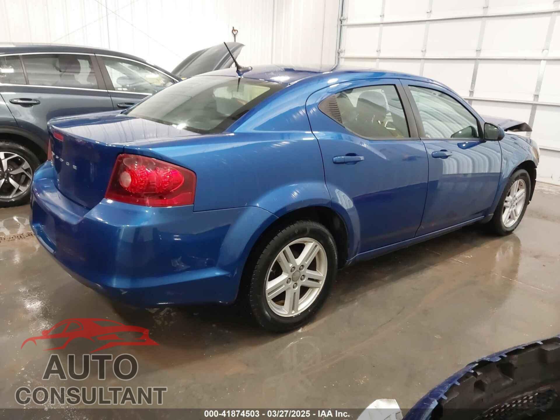 DODGE AVENGER 2012 - 1C3CDZCB9CN177581