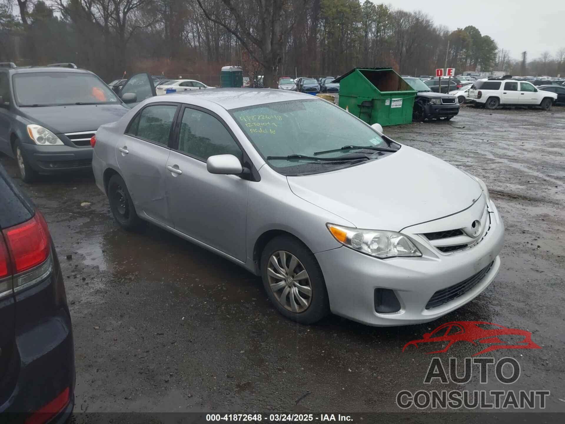 TOYOTA COROLLA 2012 - 2T1BU4EE9CC768093