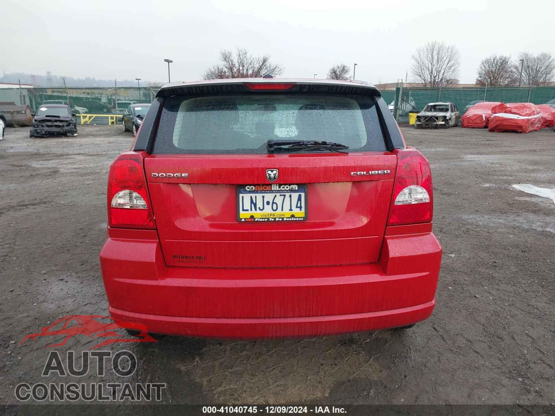 DODGE CALIBER 2012 - 1C3CDWDA6CD527730
