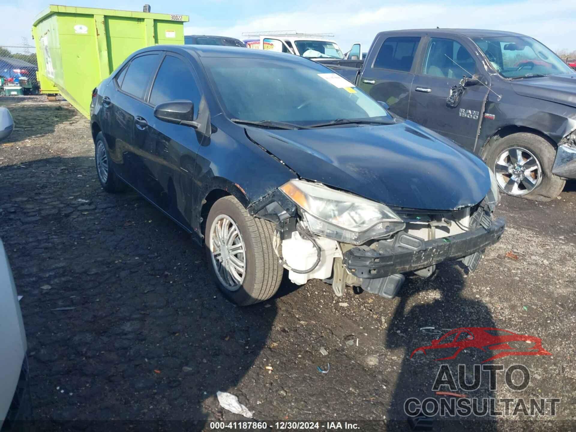 TOYOTA COROLLA 2014 - 5YFBURHE6EP132212