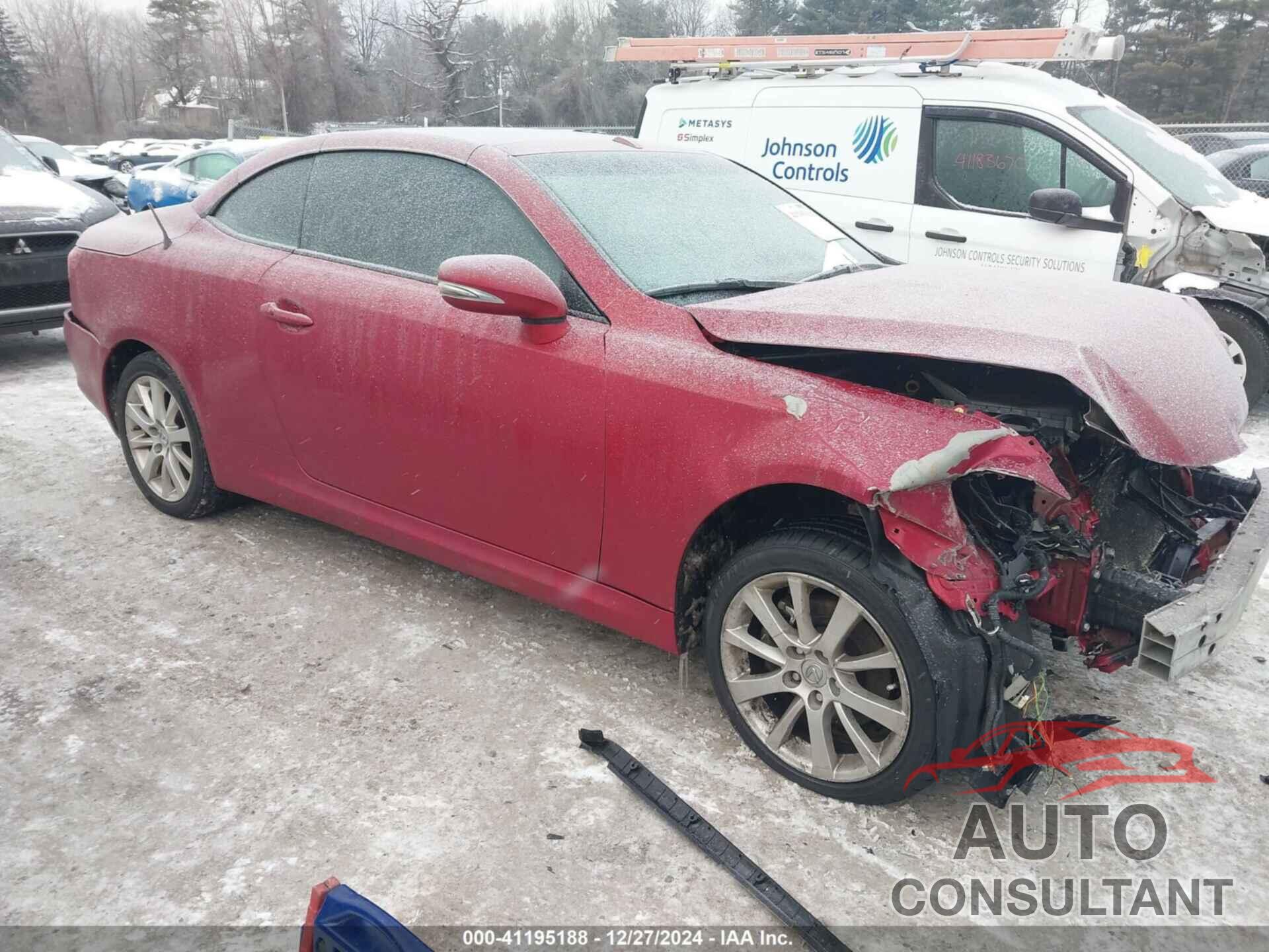 LEXUS IS 250C 2010 - JTHFF2C24A2504878
