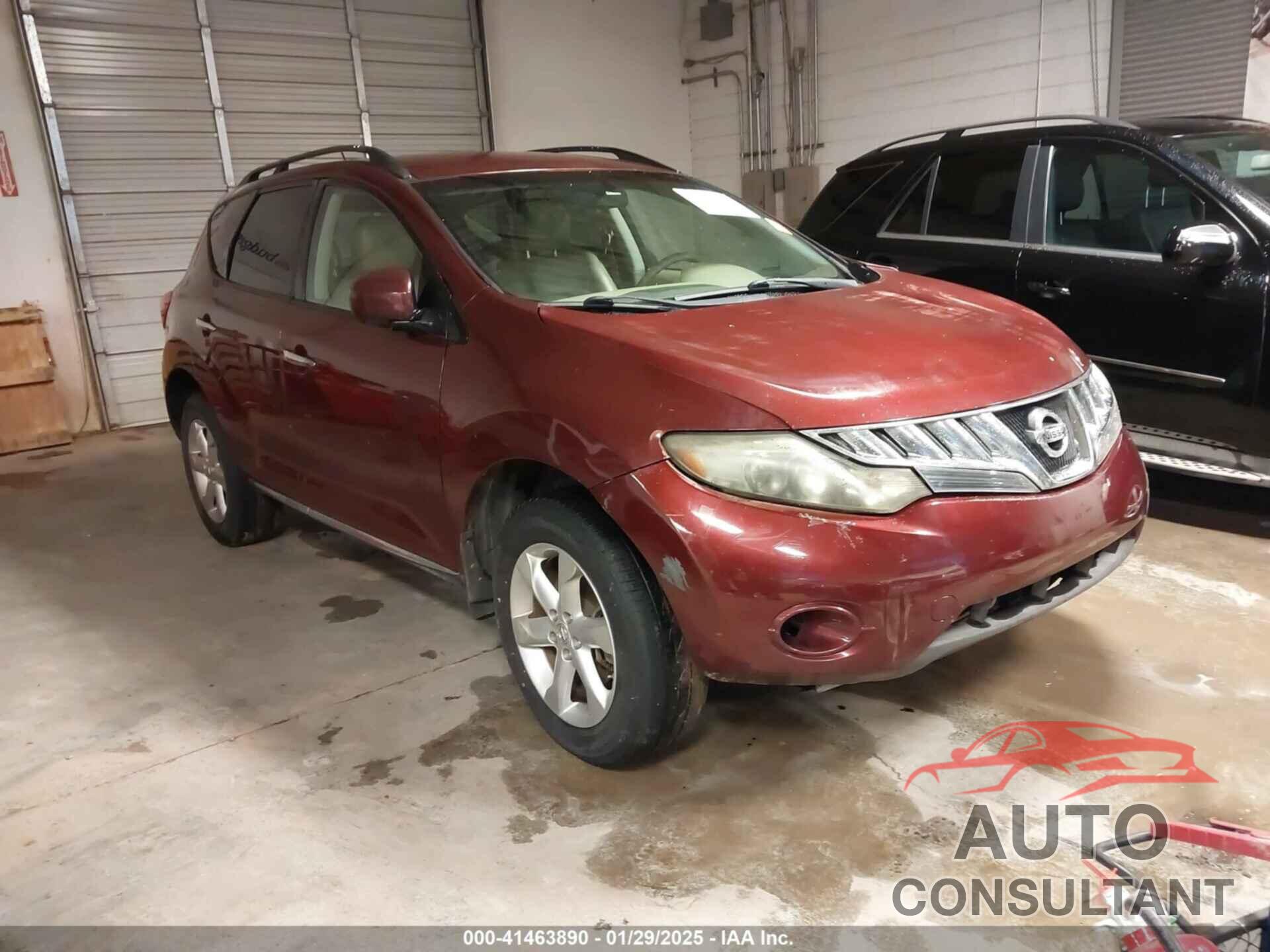 NISSAN MURANO 2009 - JN8AZ18W99W106731