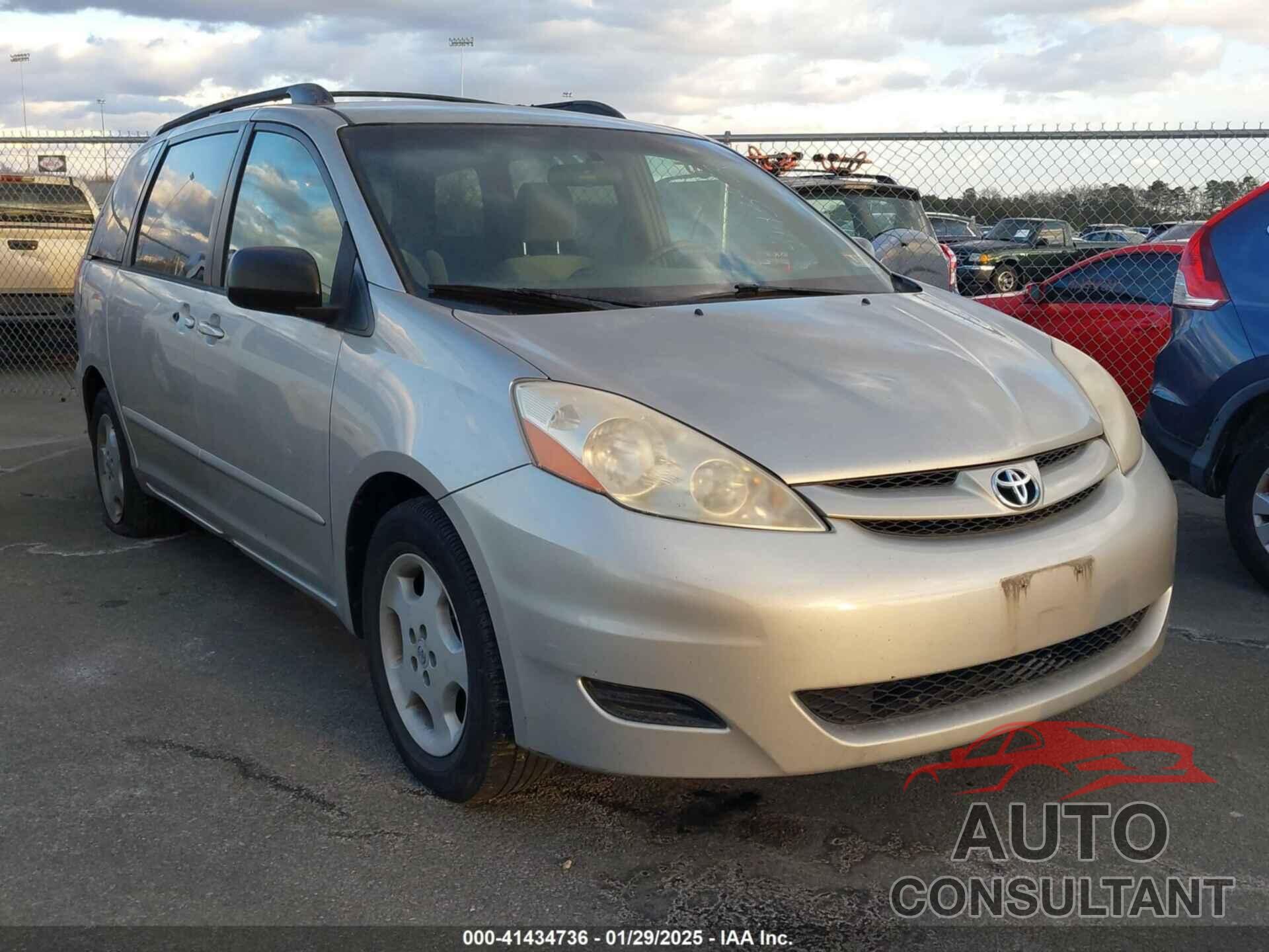 TOYOTA SIENNA 2009 - 5TDZK23C59S236379