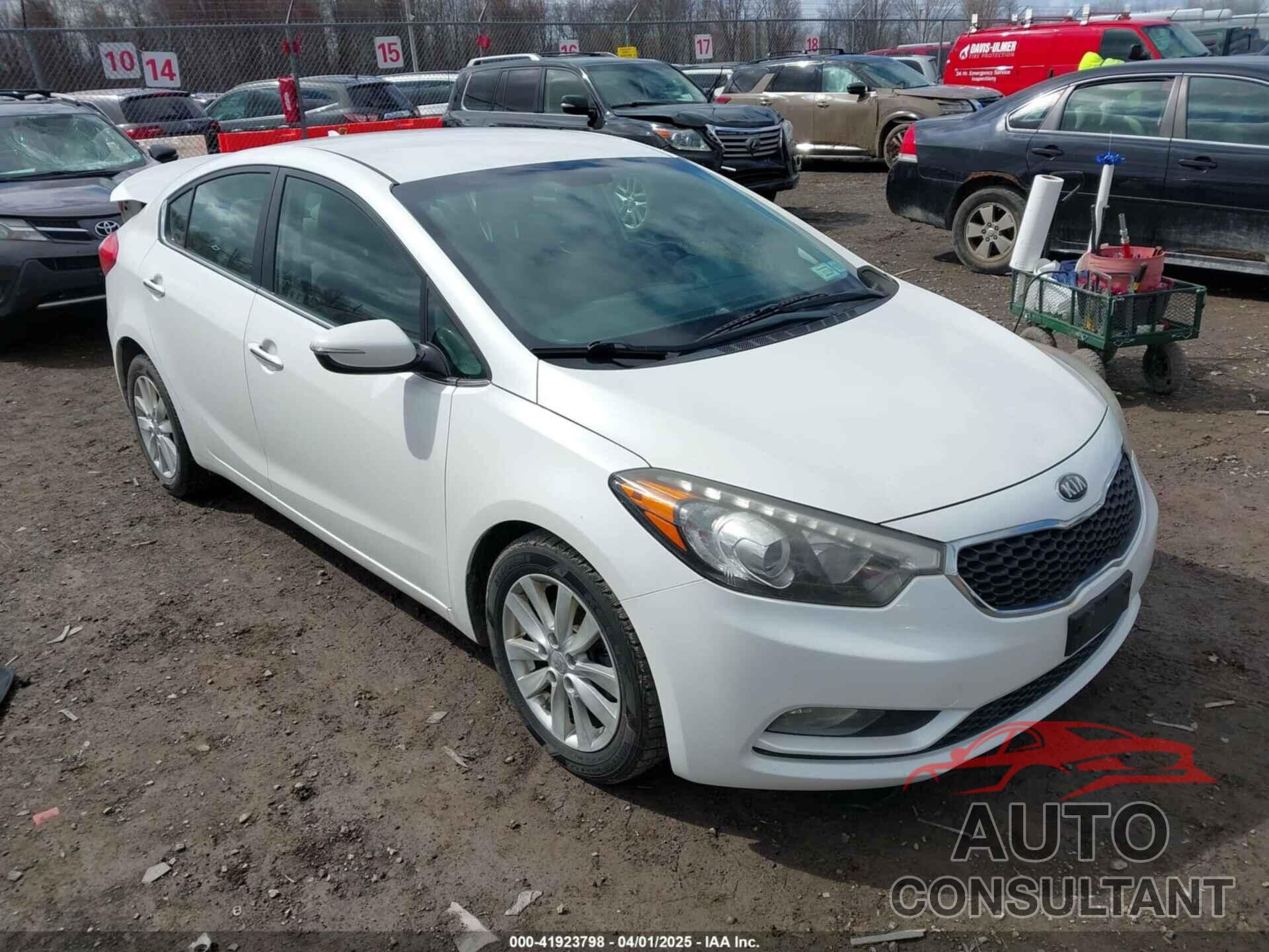 KIA FORTE 2014 - KNAFX4A8XE5050378