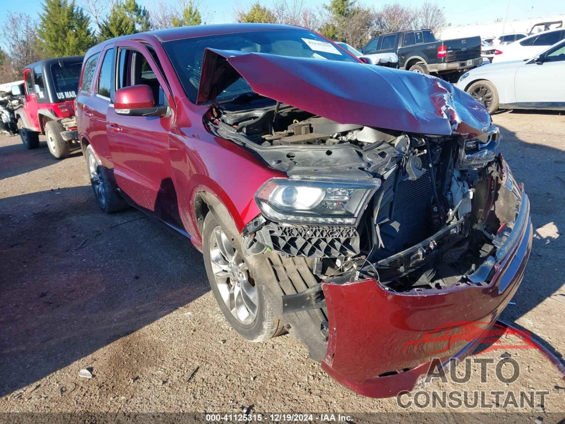 DODGE DURANGO 2019 - 1C4RDHDG6KC549608
