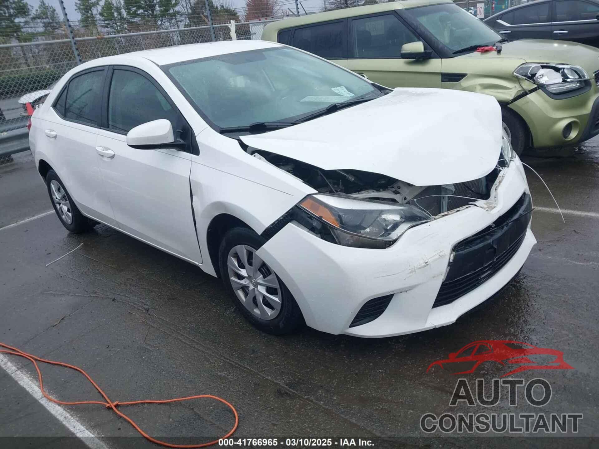 TOYOTA COROLLA 2015 - 2T1BURHE3FC474721