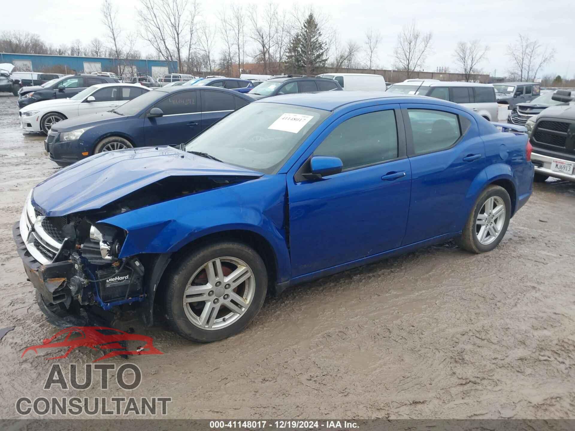 DODGE AVENGER 2012 - 1C3CDZCB6CN173875