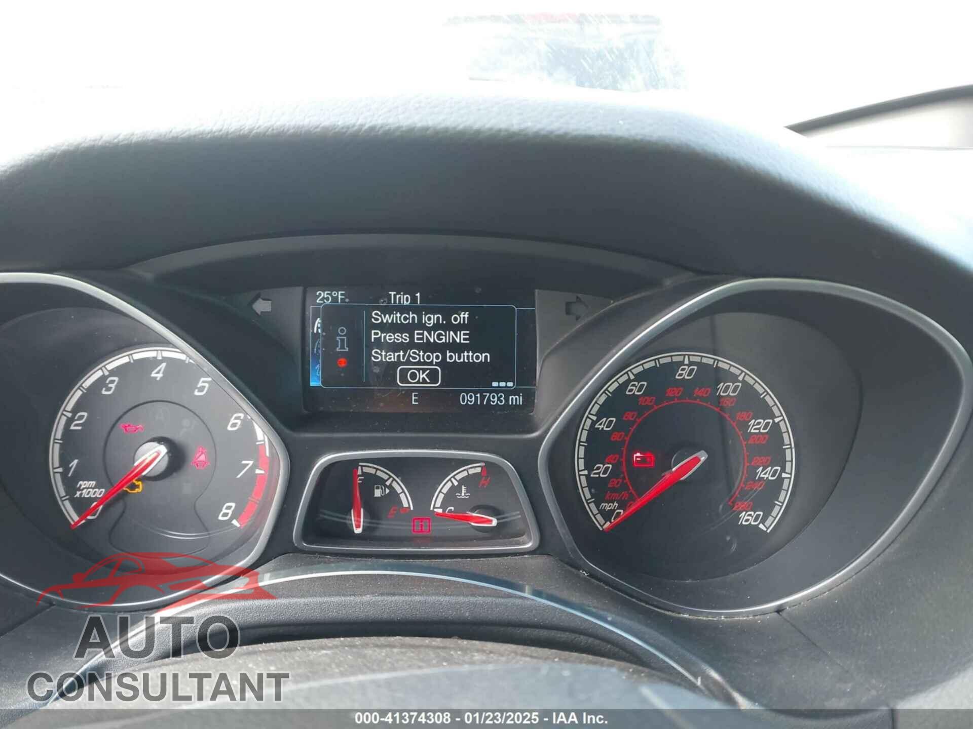 FORD FOCUS 2014 - 1FADP3L91EL347101