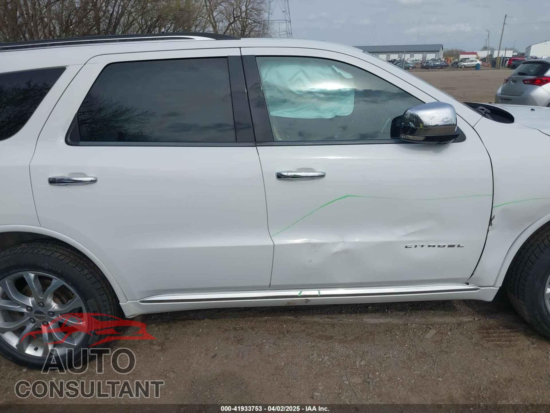 DODGE DURANGO 2016 - 1C4RDJEGXGC331569