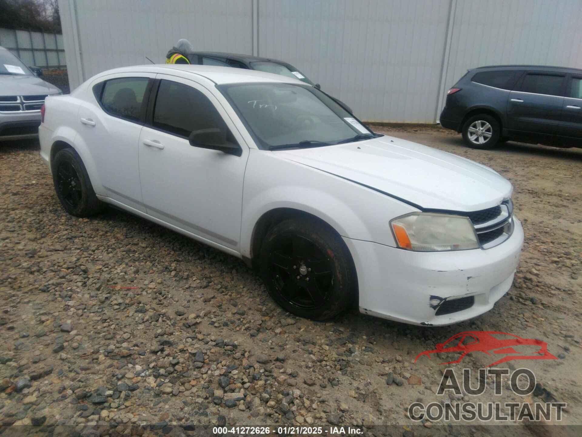 DODGE AVENGER 2012 - 1C3CDZAB4CN177720