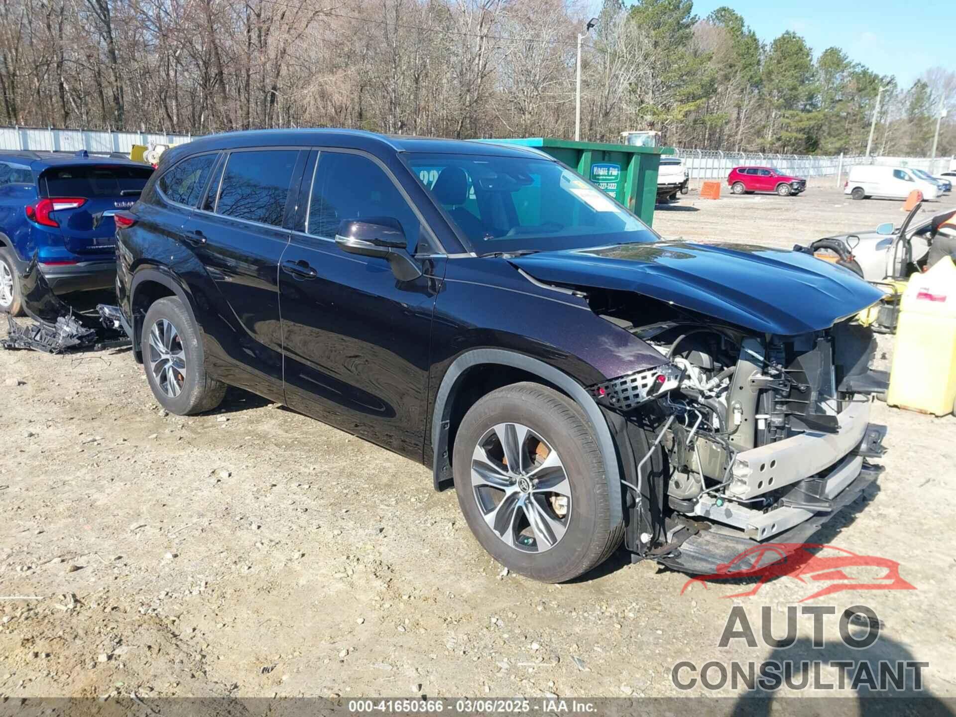 TOYOTA HIGHLANDER 2021 - 5TDGZRBH2MS105170