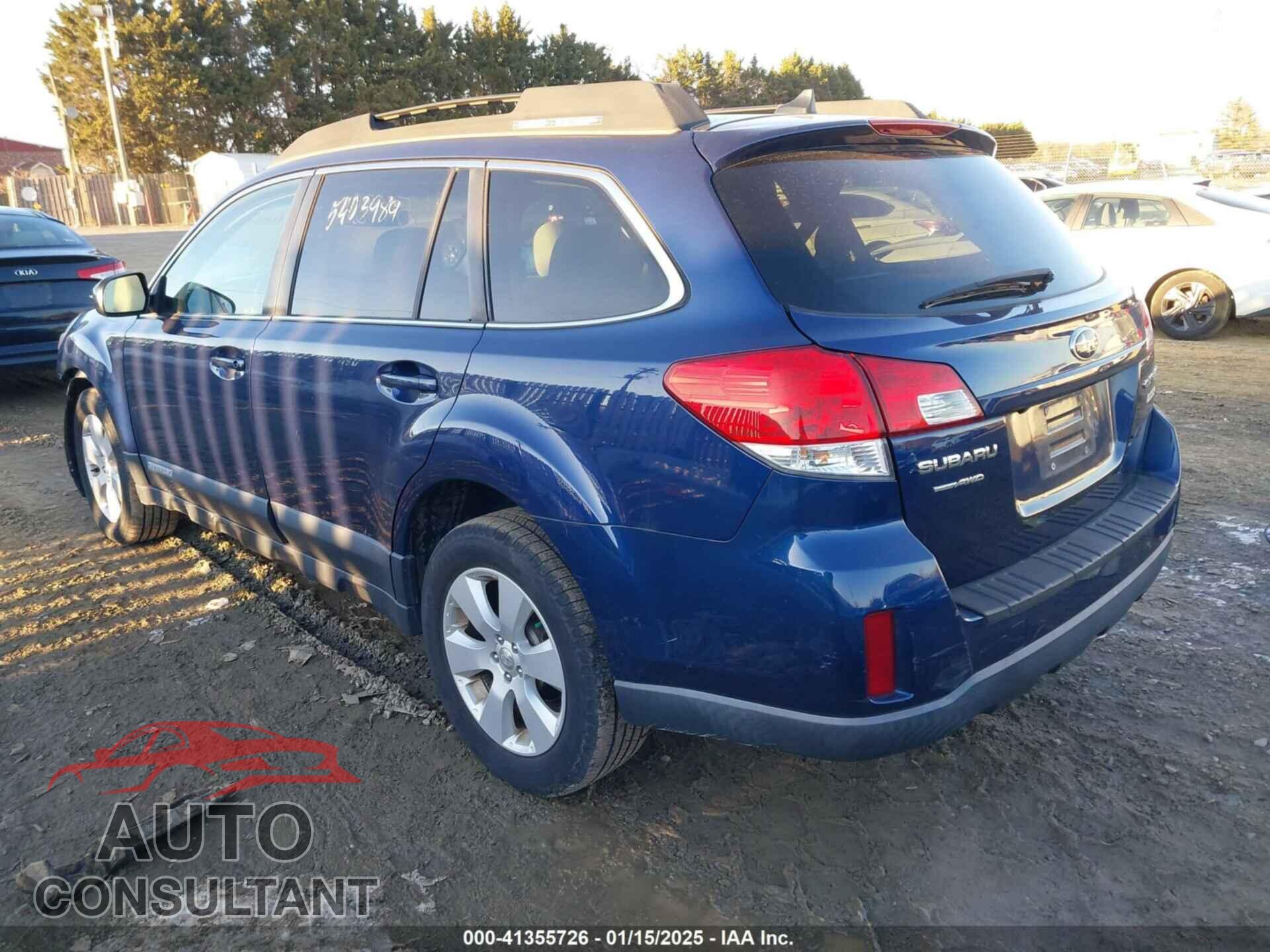 SUBARU OUTBACK 2011 - 4S4BRBHC8B3398841
