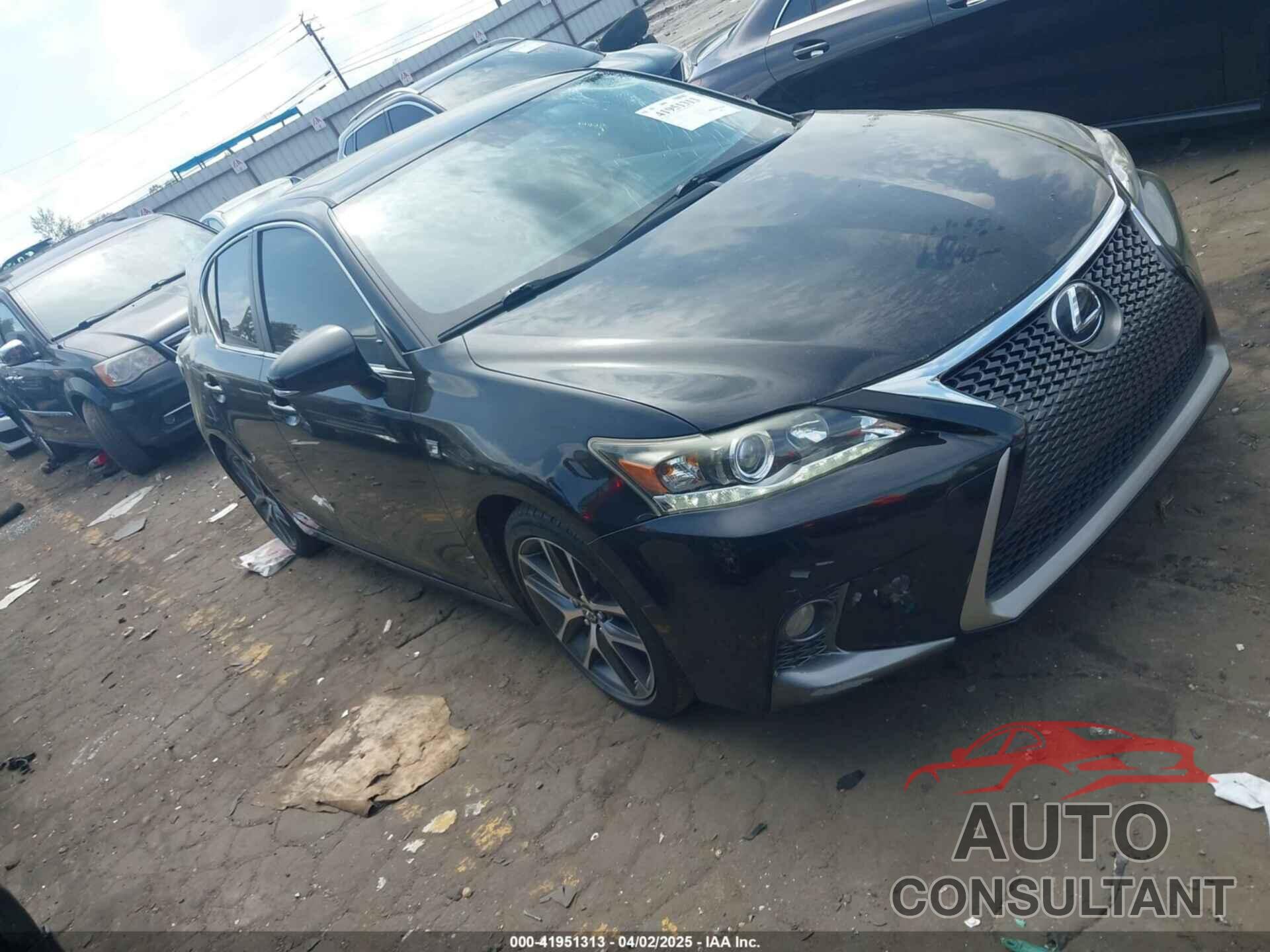 LEXUS CT 200H 2014 - JTHKD5BHXE2175136