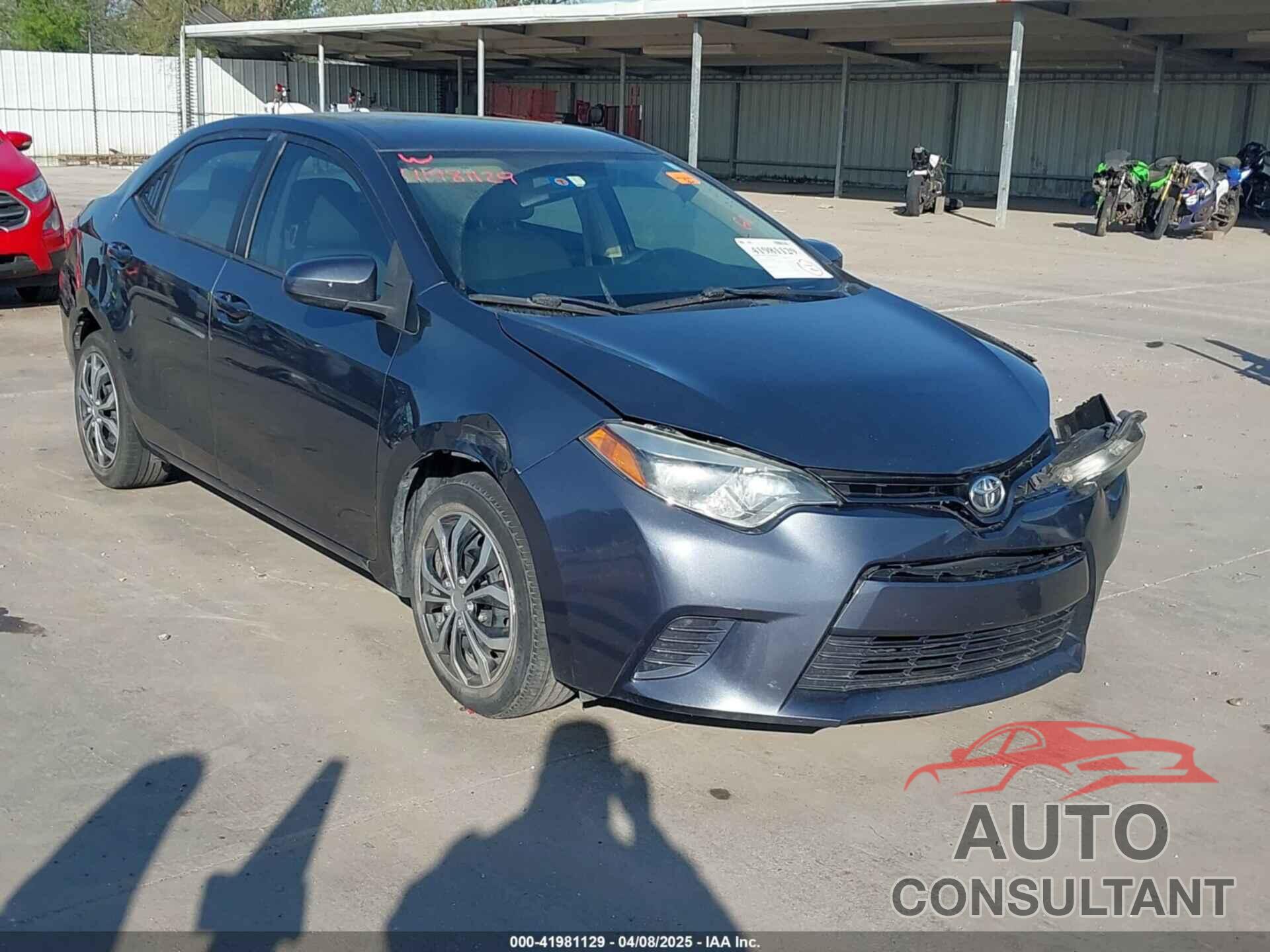 TOYOTA COROLLA 2016 - 5YFBURHE2GP419842