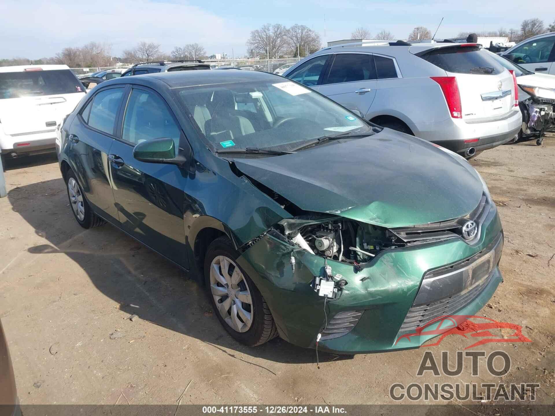 TOYOTA COROLLA 2016 - 2T1BURHEXGC627693