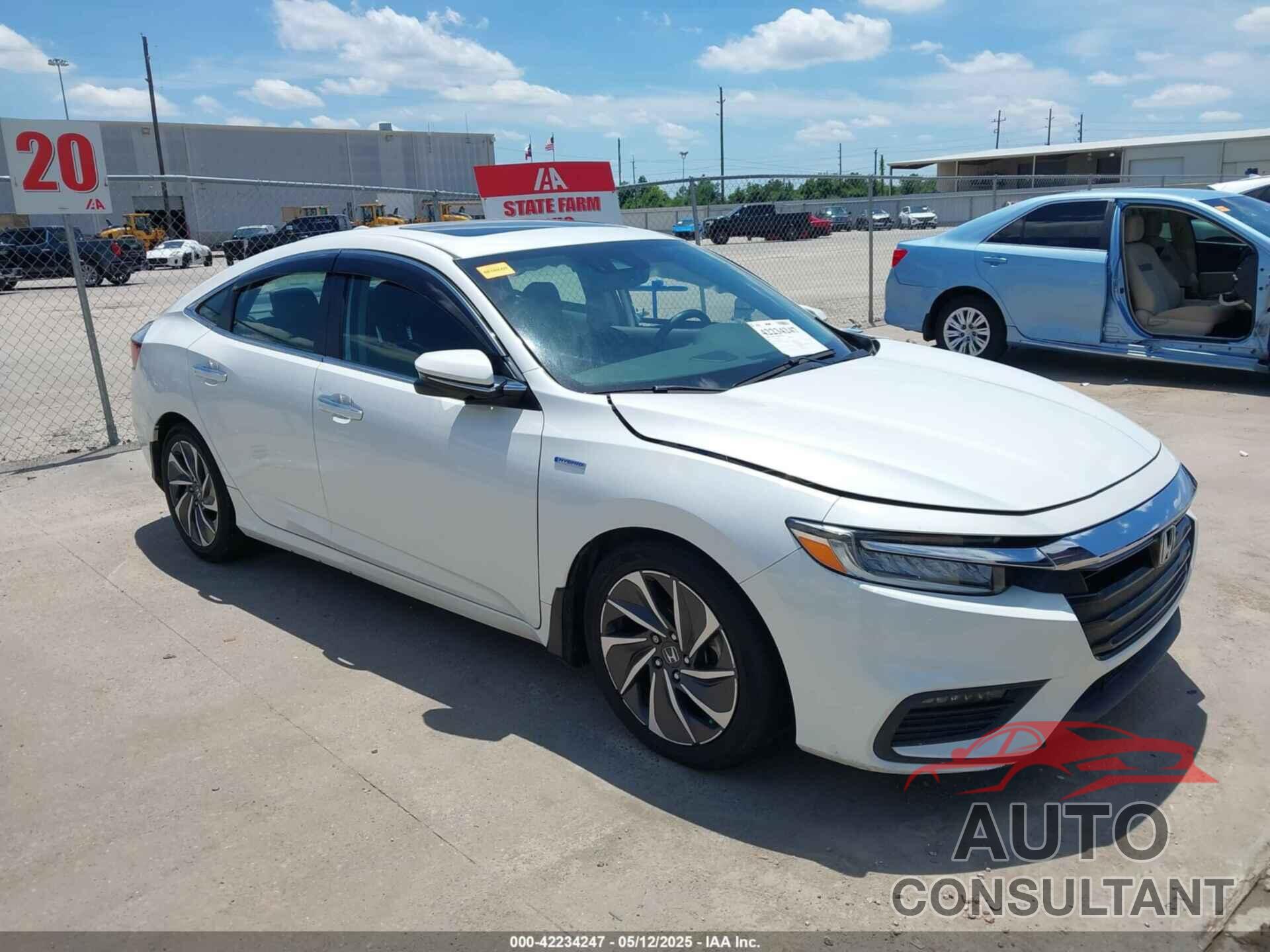 HONDA INSIGHT 2019 - 19XZE4F91KE023447