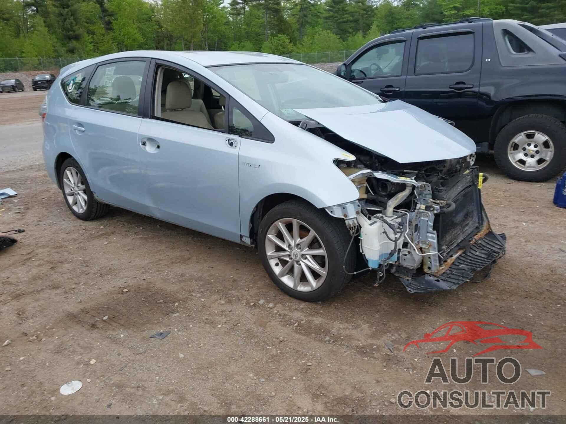 TOYOTA PRIUS V 2012 - JTDZN3EU8C3073187