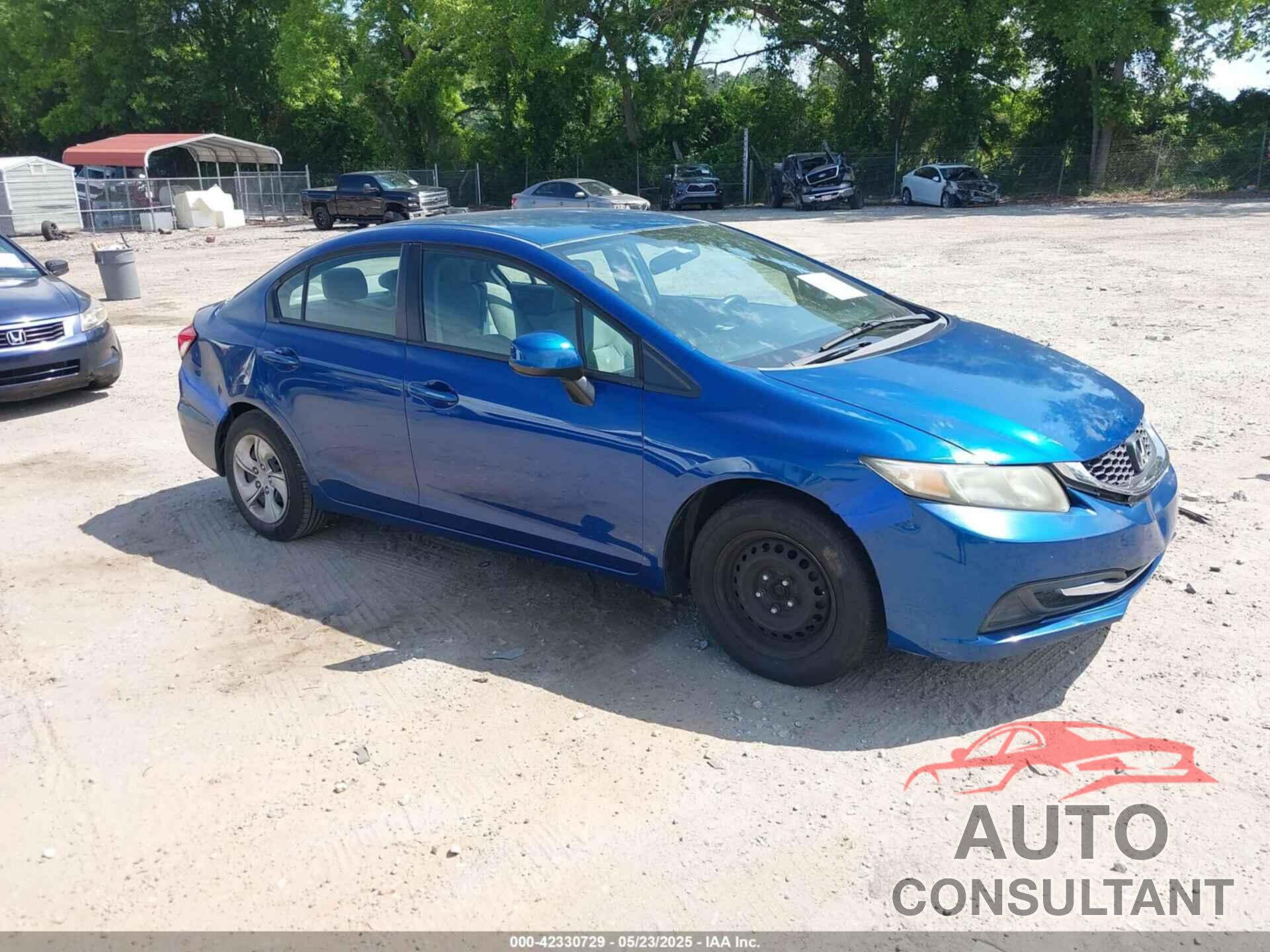 HONDA CIVIC 2013 - 19XFB2F57DE010119