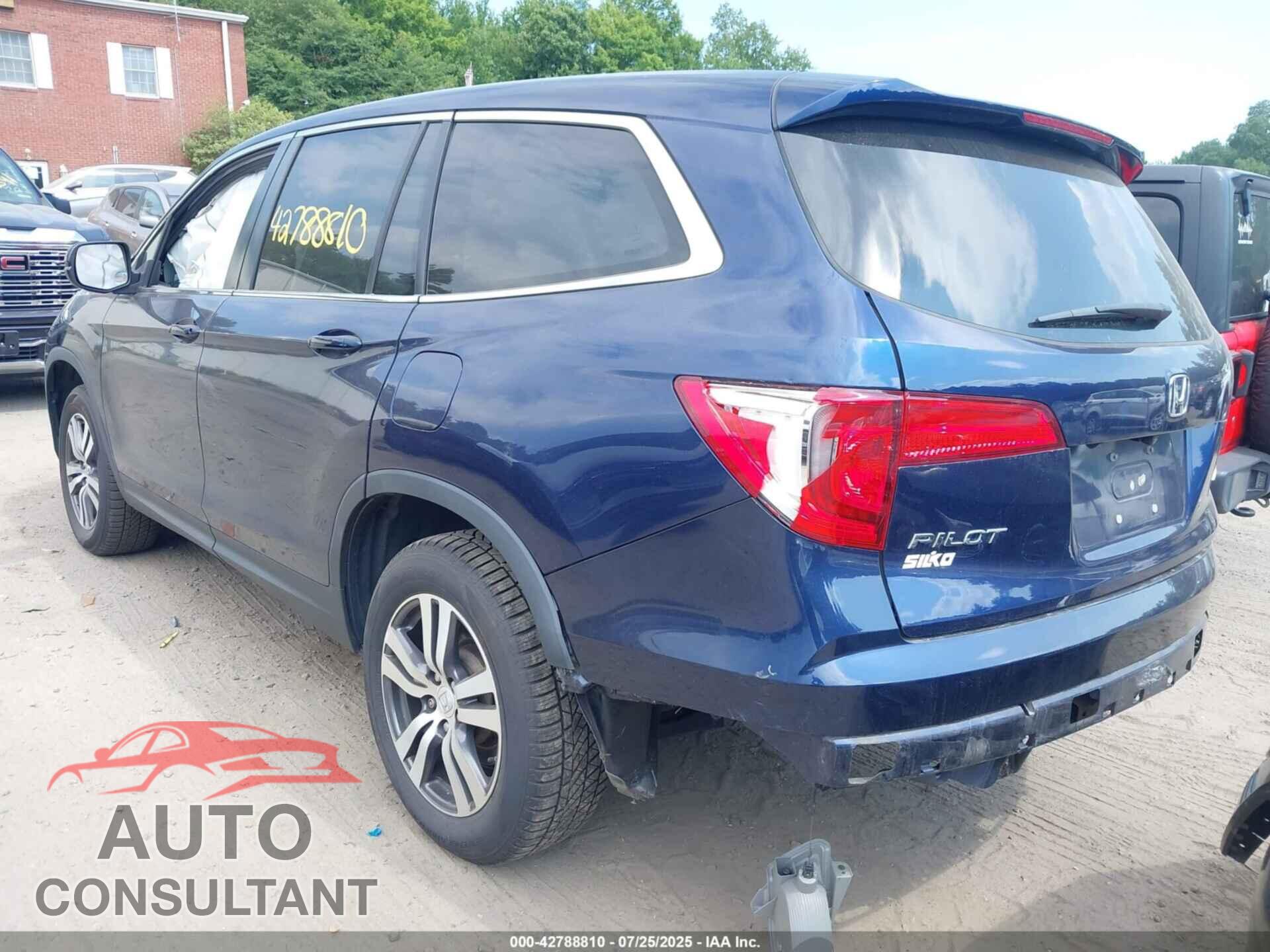 HONDA PILOT 2017 - 5FNYF6H57HB048743