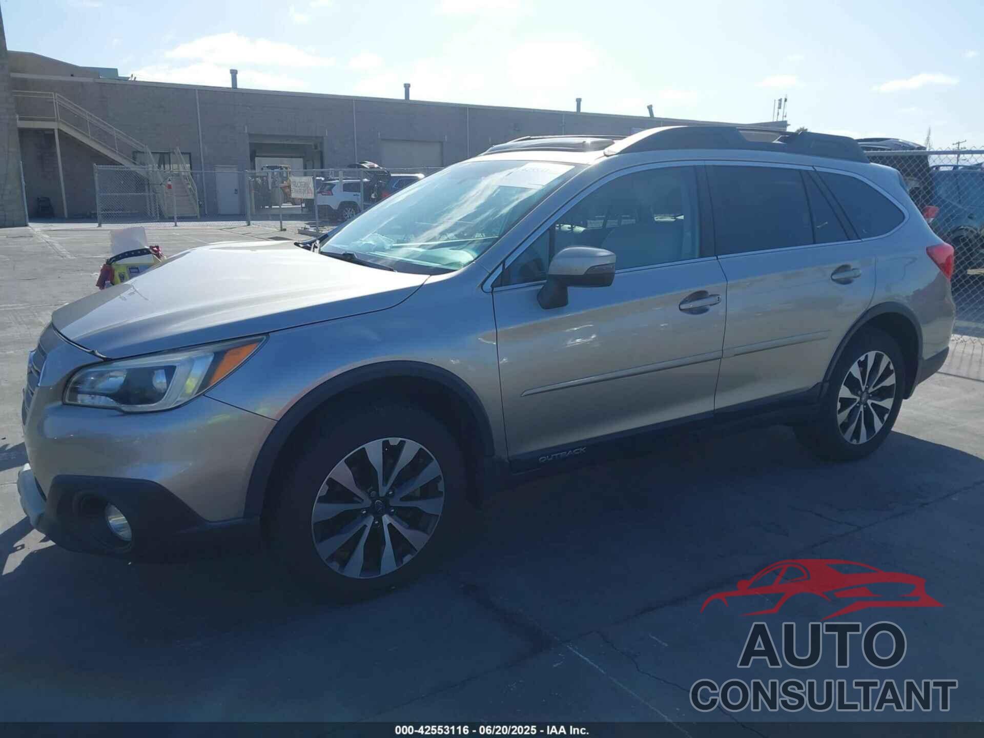 SUBARU OUTBACK 2015 - 4S4BSALC1F3311549