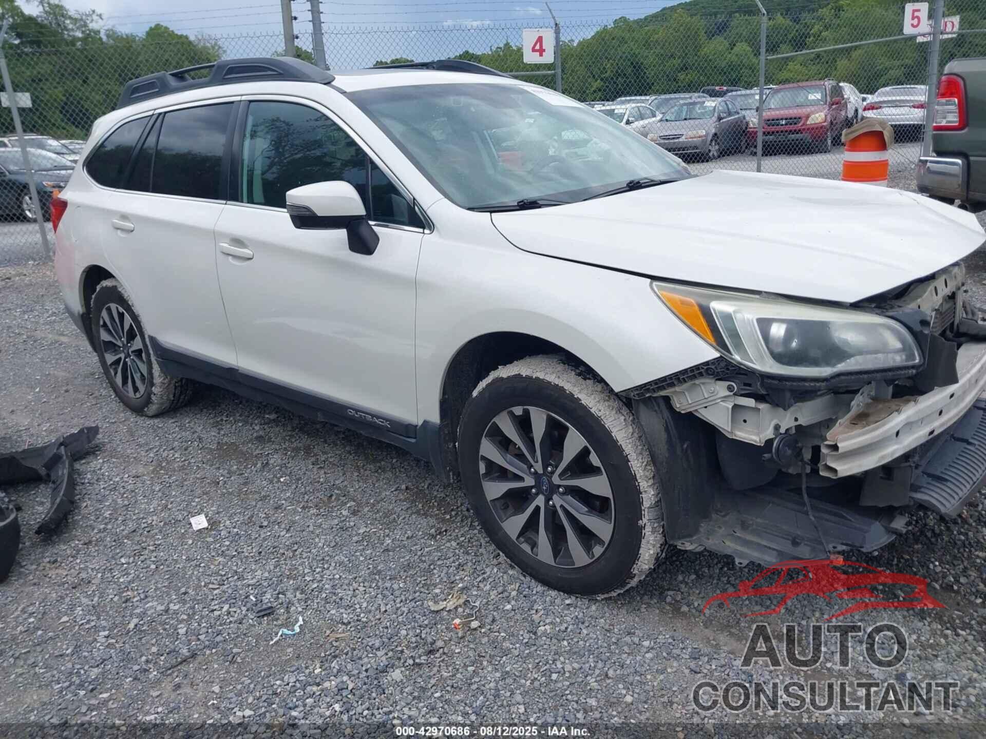 SUBARU OUTBACK 2015 - 4S4BSANC0F3307778