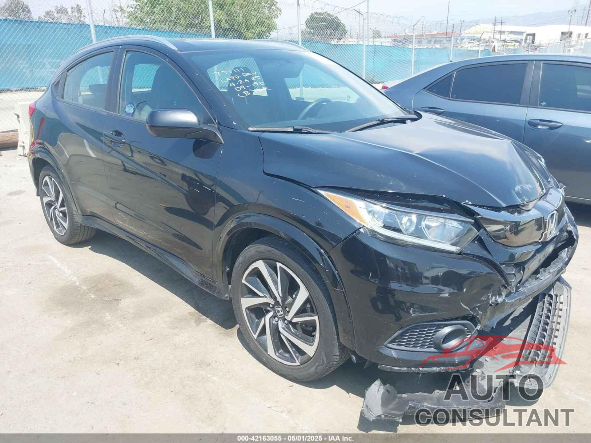 HONDA HR-V 2019 - 3CZRU5H12KM725728