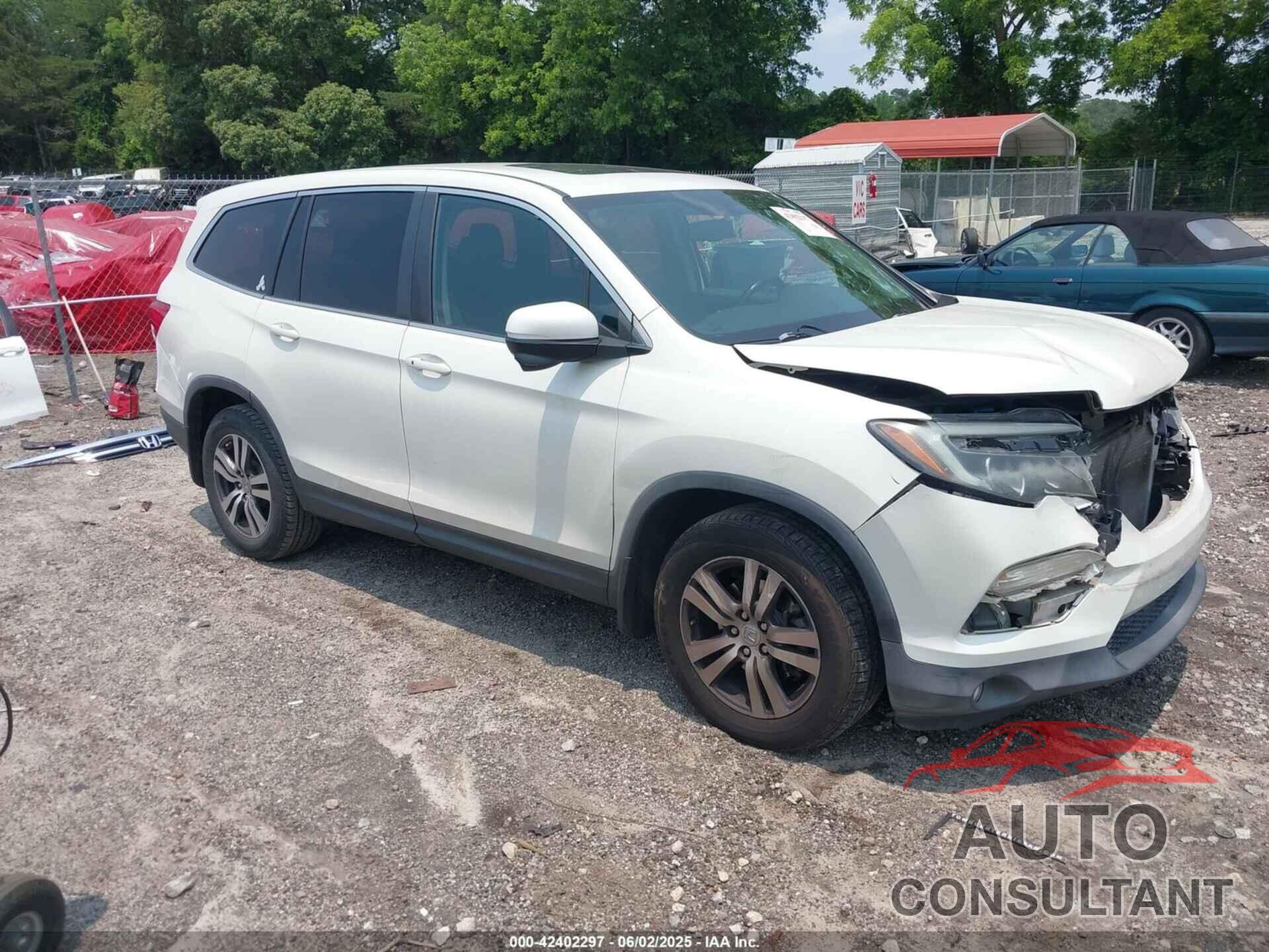 HONDA PILOT 2017 - 5FNYF5H56HB003982