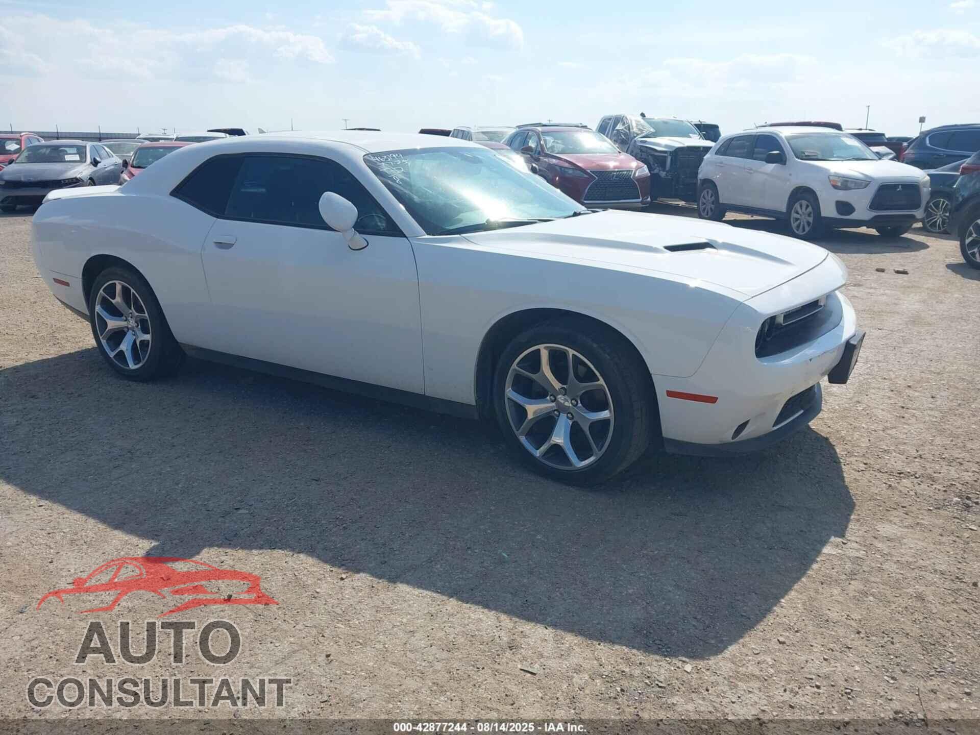 DODGE CHALLENGER 2016 - 2C3CDZAG2GH326314