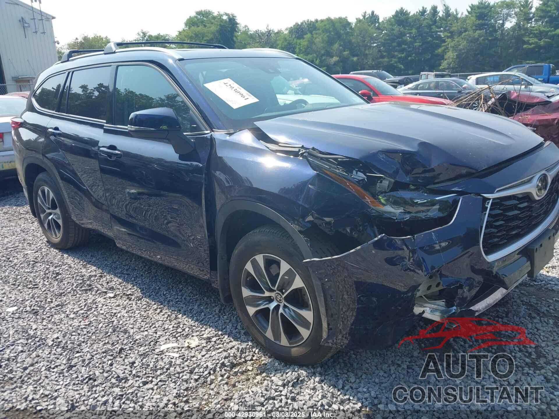 TOYOTA HIGHLANDER 2021 - 5TDGZRBH2MS527505
