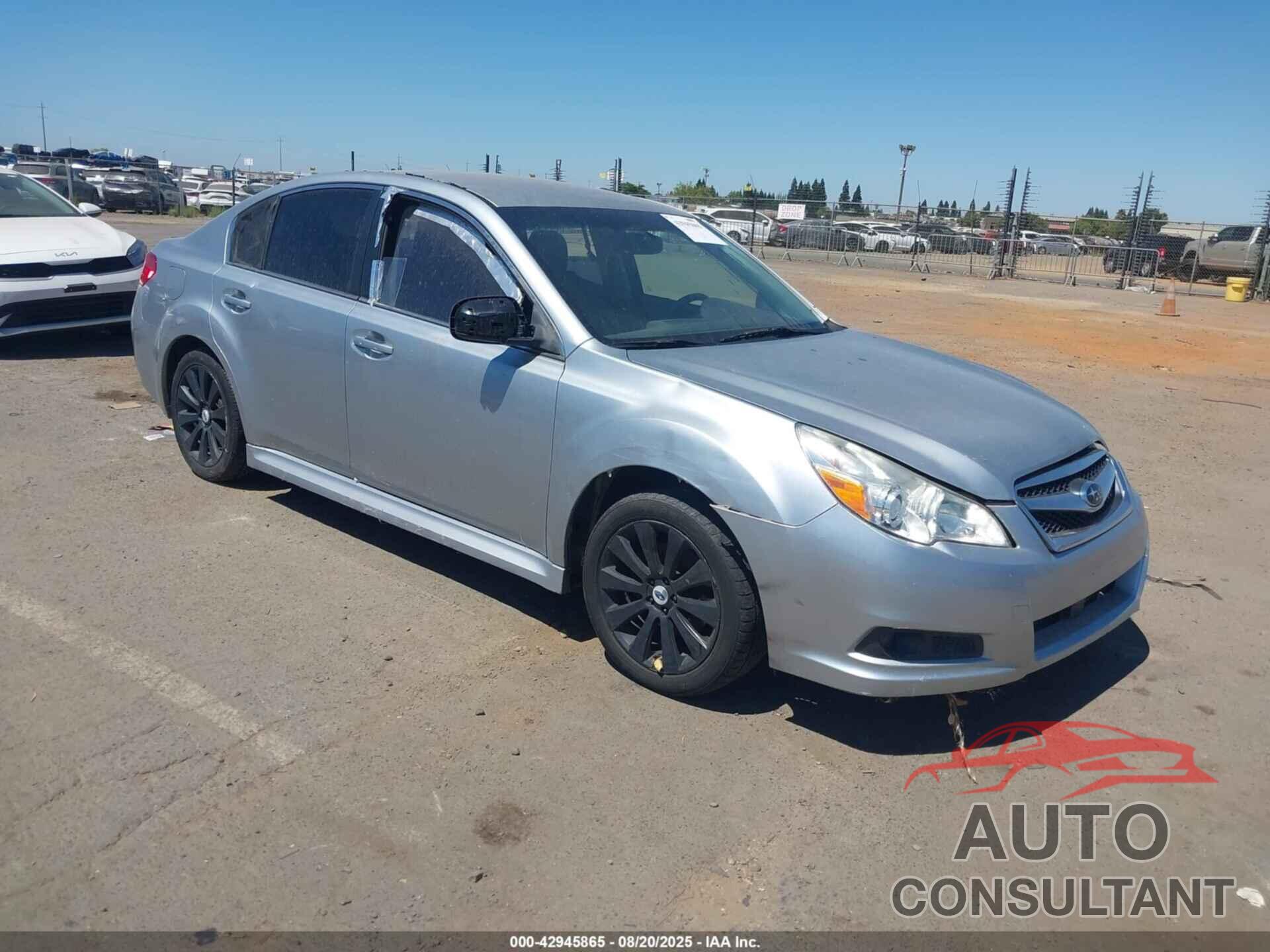 SUBARU LEGACY 2012 - 4S3BMBJ68C3006997