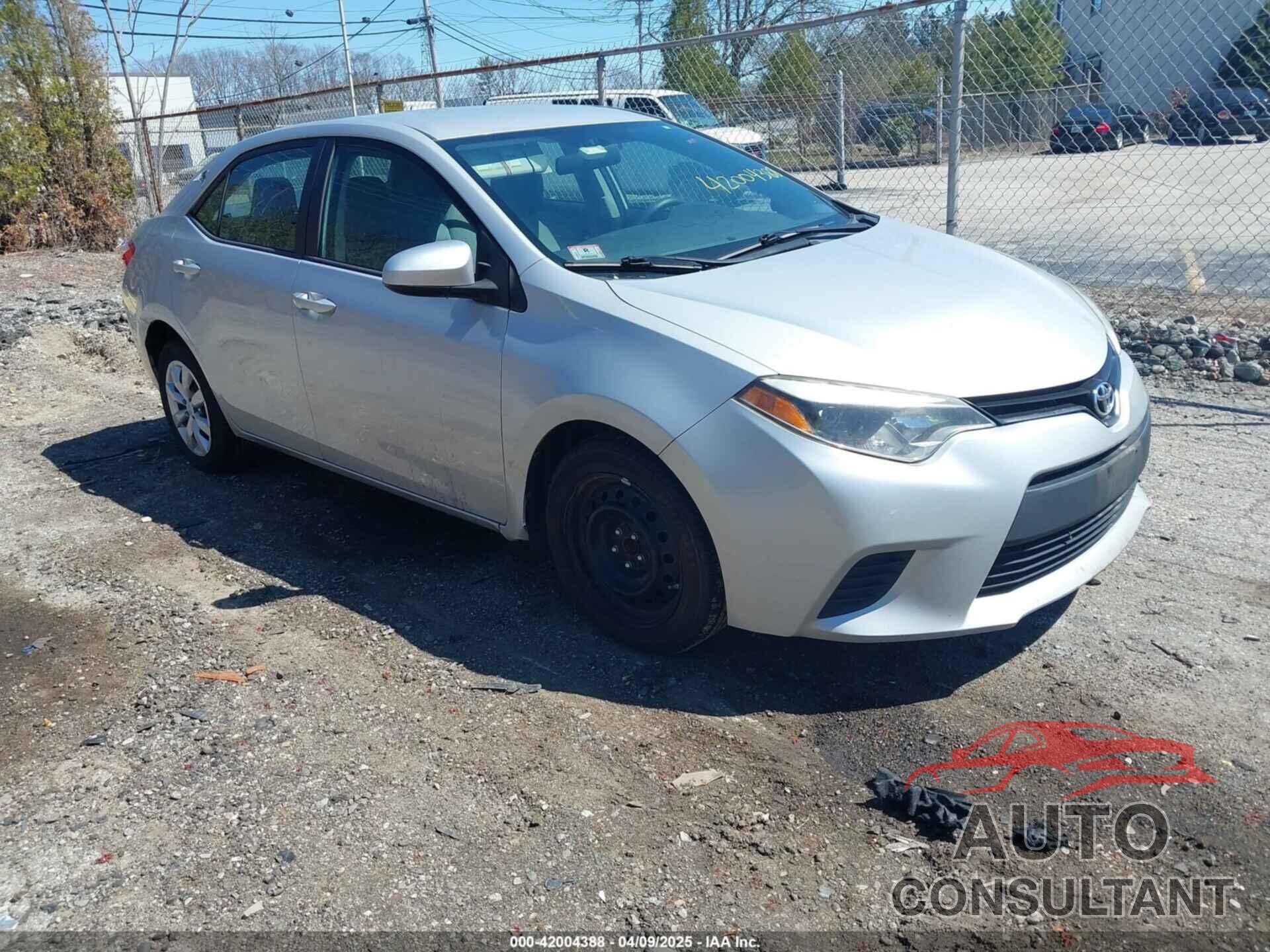 TOYOTA COROLLA 2014 - 2T1BURHE6EC060833