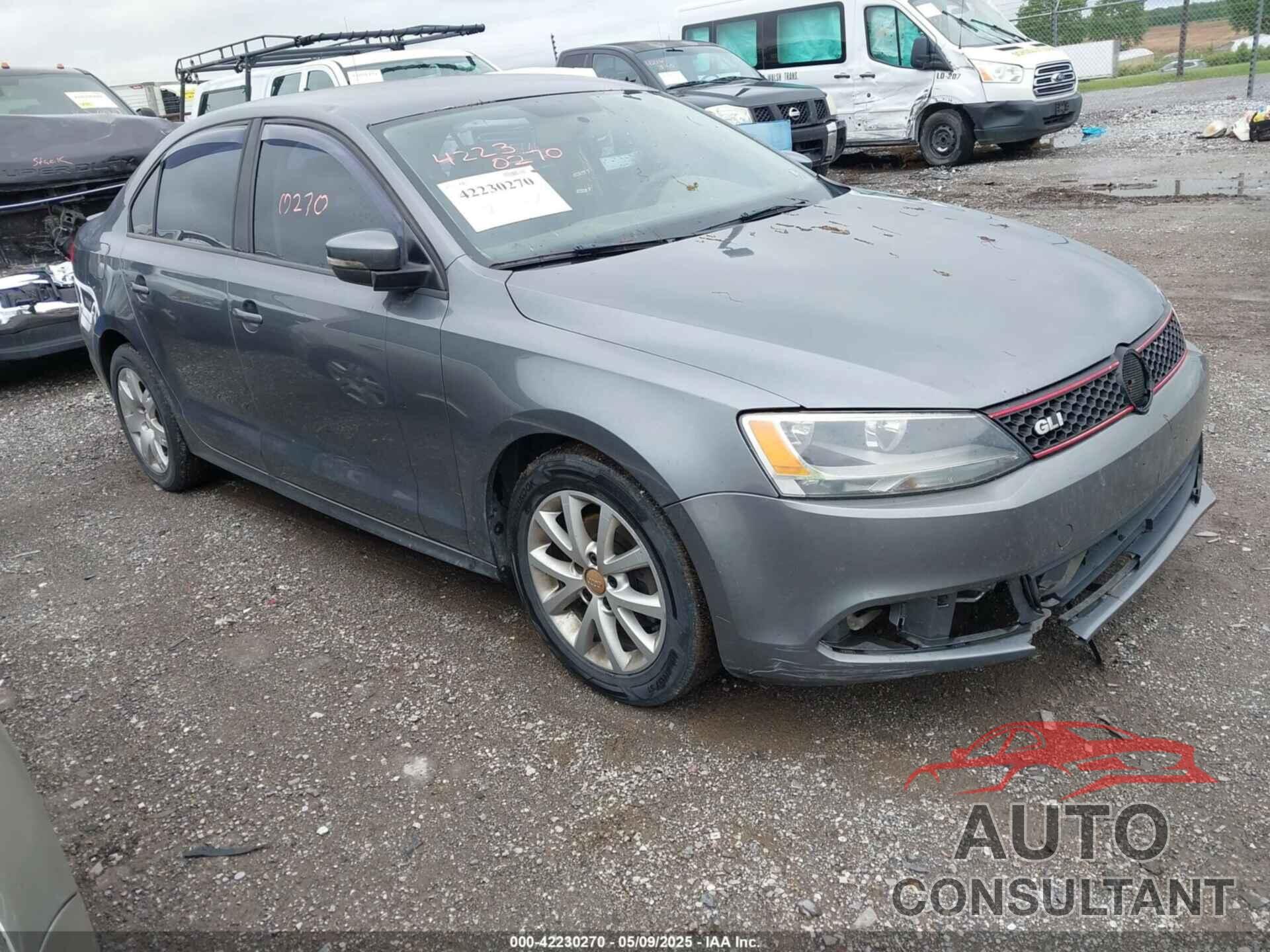 VOLKSWAGEN JETTA 2012 - 3VWDP7AJ1CM300125