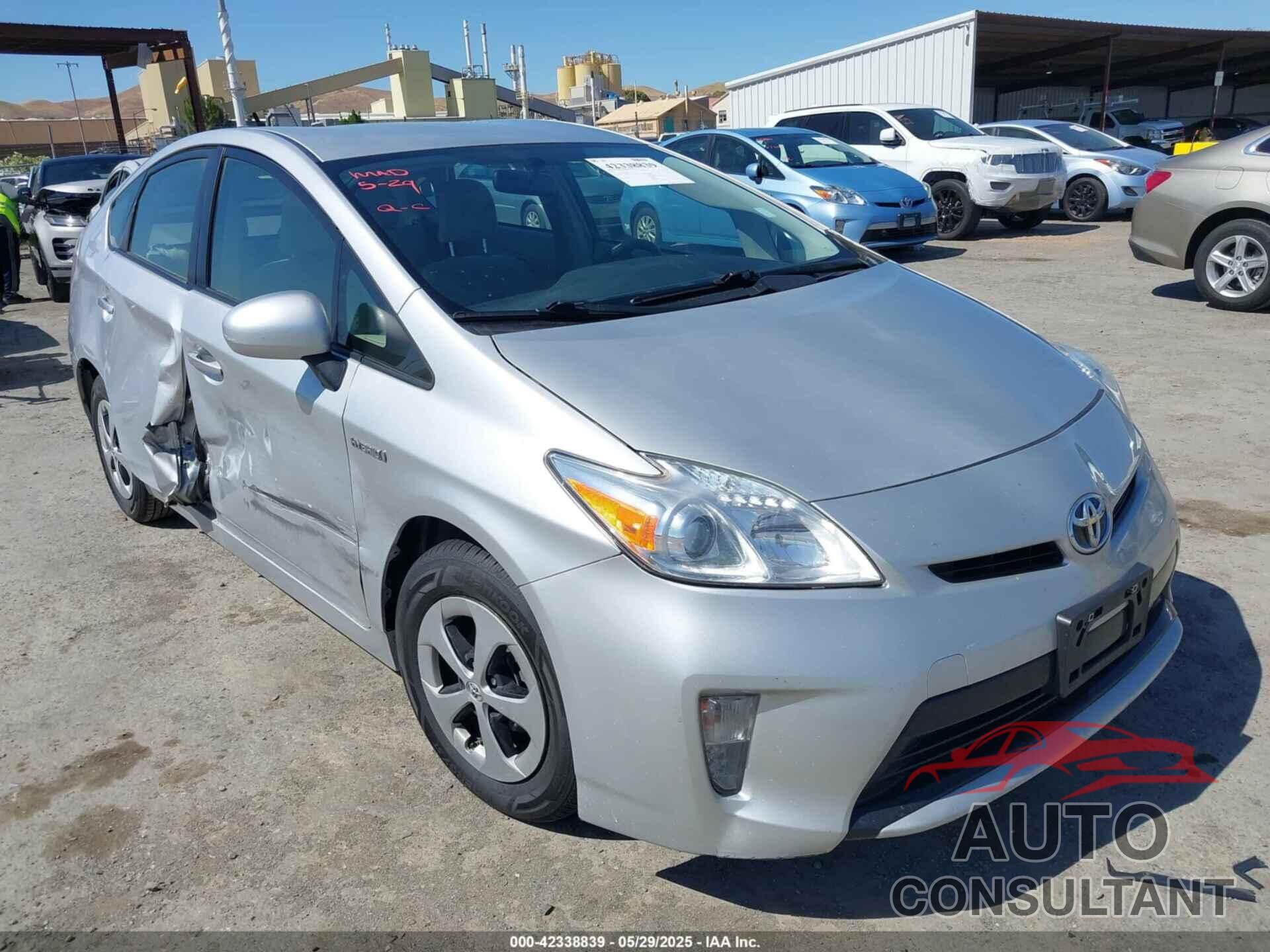 TOYOTA PRIUS 2015 - JTDKN3DU6F0394945