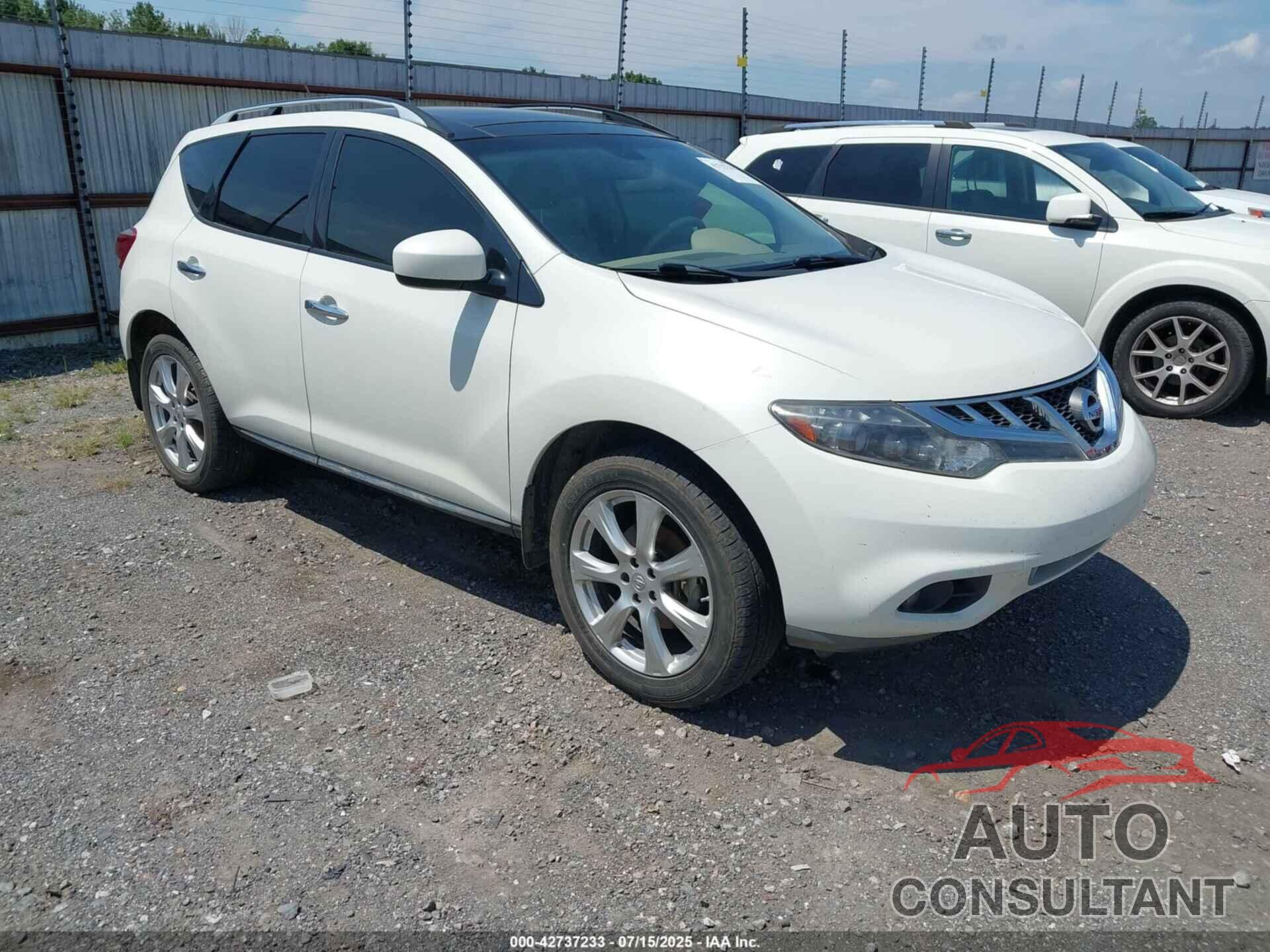 NISSAN MURANO 2014 - JN8AZ1MU5EW419872
