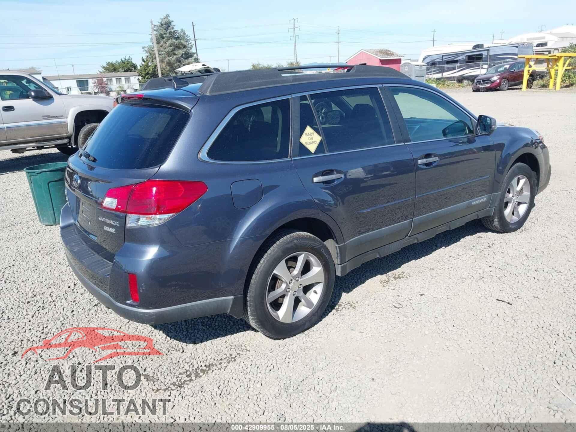 SUBARU OUTBACK 2014 - 4S4BRBPC9E3279072