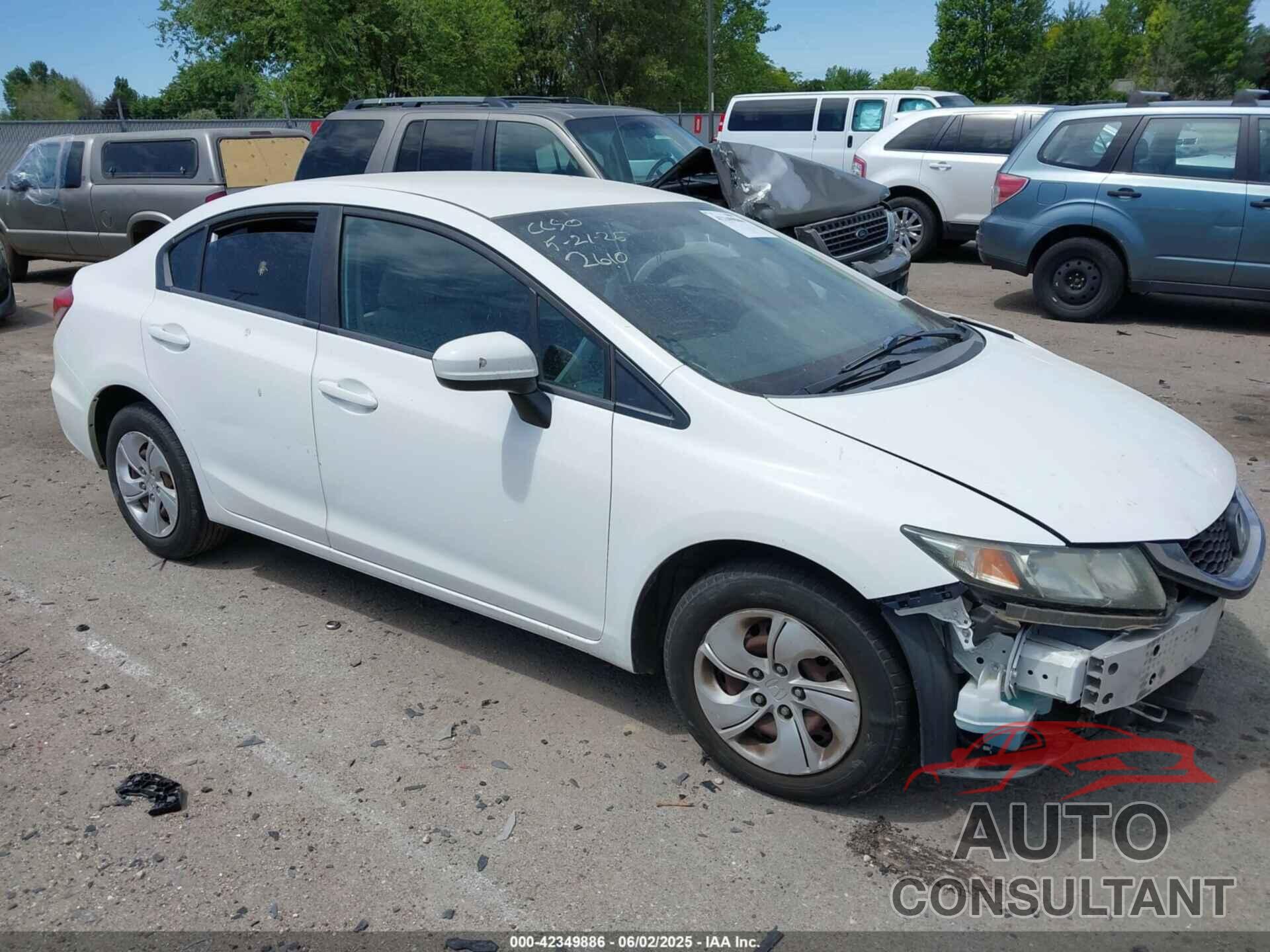 HONDA CIVIC 2014 - 19XFB2F52EE269814