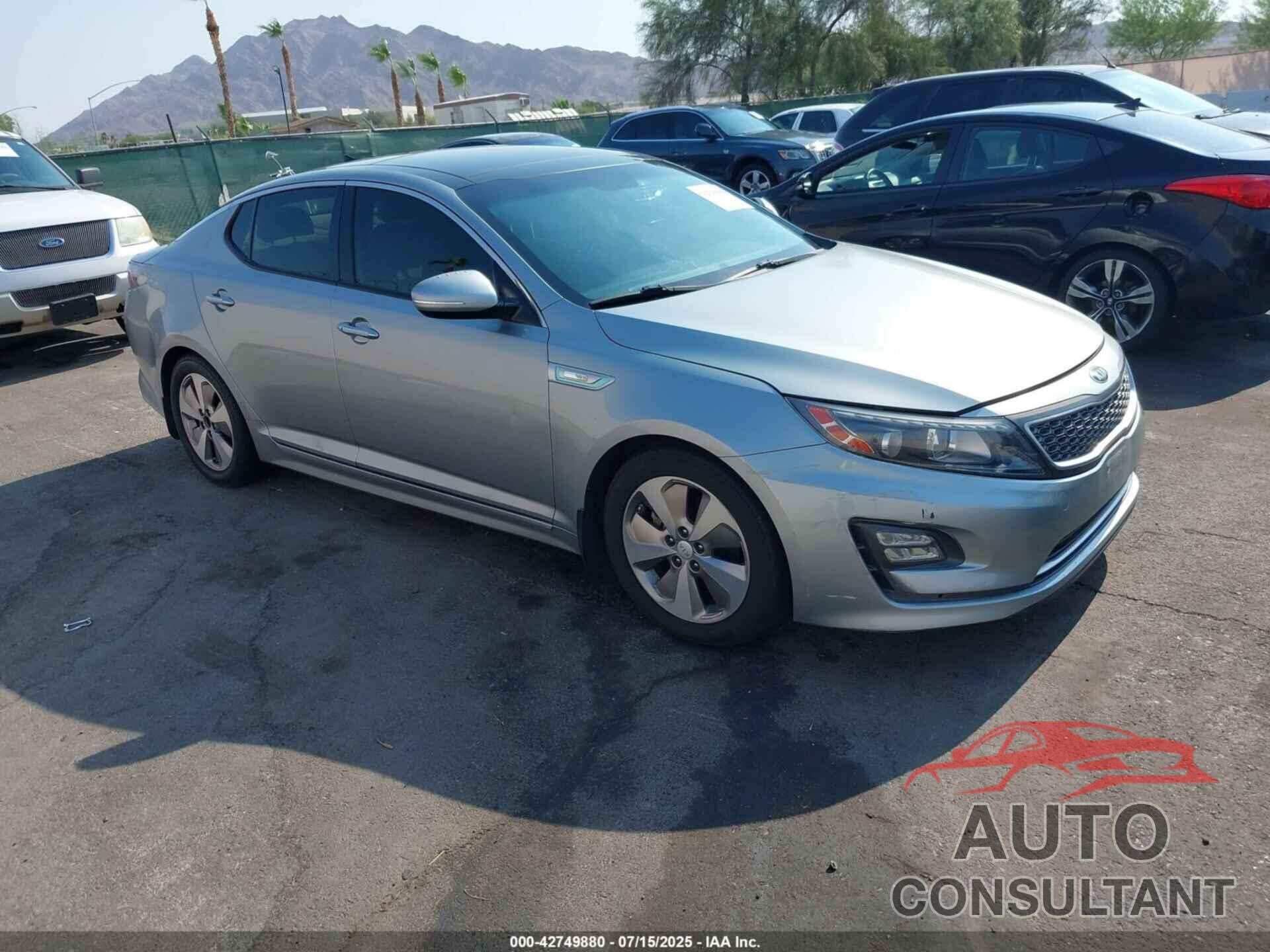 KIA OPTIMA HYBRID 2016 - KNAGN4AD6G5095053
