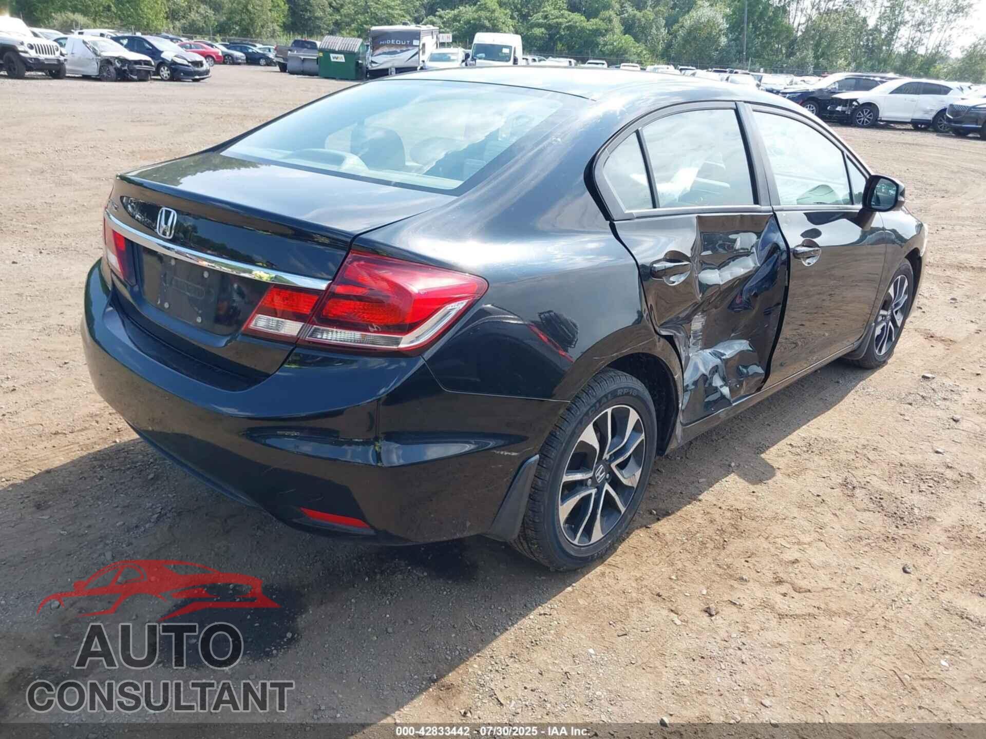HONDA CIVIC 2013 - 19XFB2F82DE223246